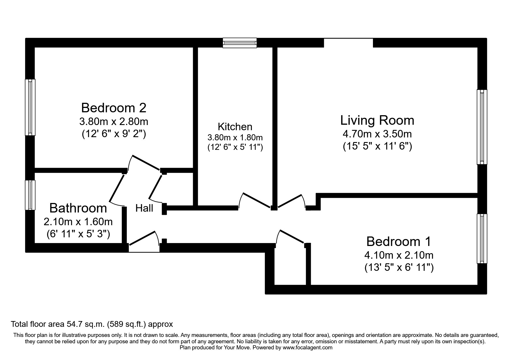 Holm Oak Park, Hagden Lane, Watford, Hertfordshire WD18, 2 bedroom flat