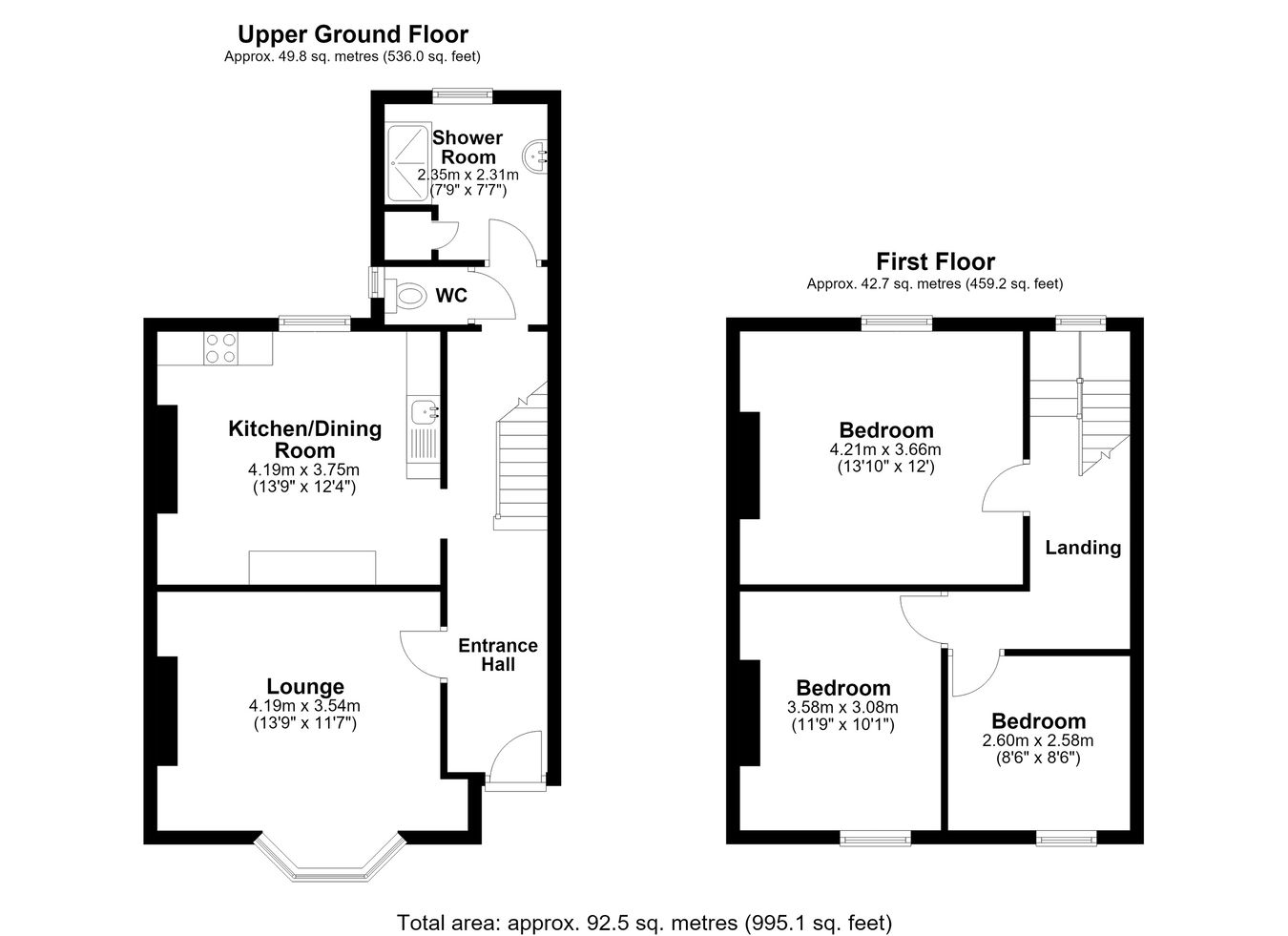 De Burgh Hill, Dover floorplan