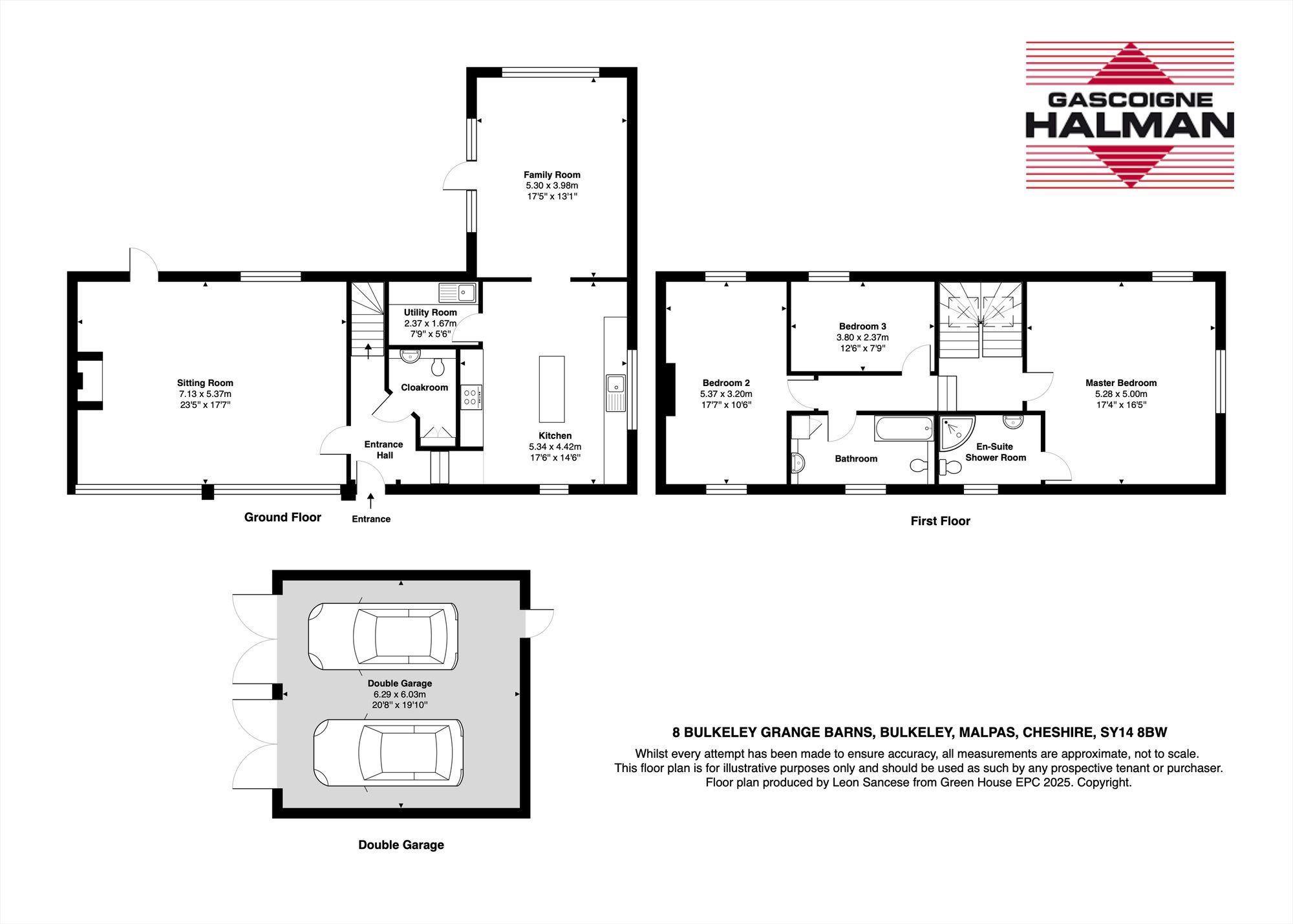 8 Bulkeley Grange Barns Wrexham Road, Malpas floorplan