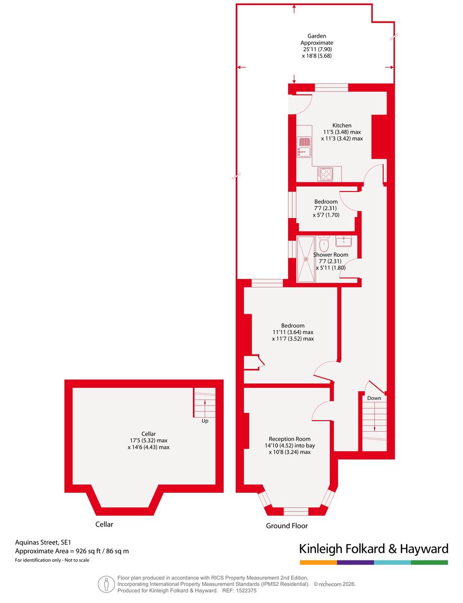 24A,, Aquinas Street, London floorplan