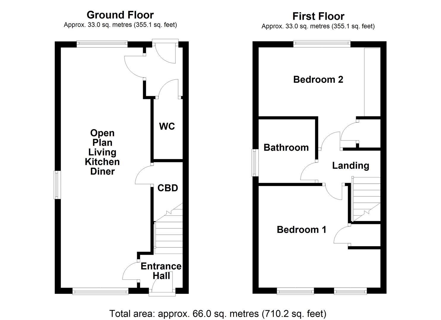 1, Cropper Grove, Wakefield floorplan