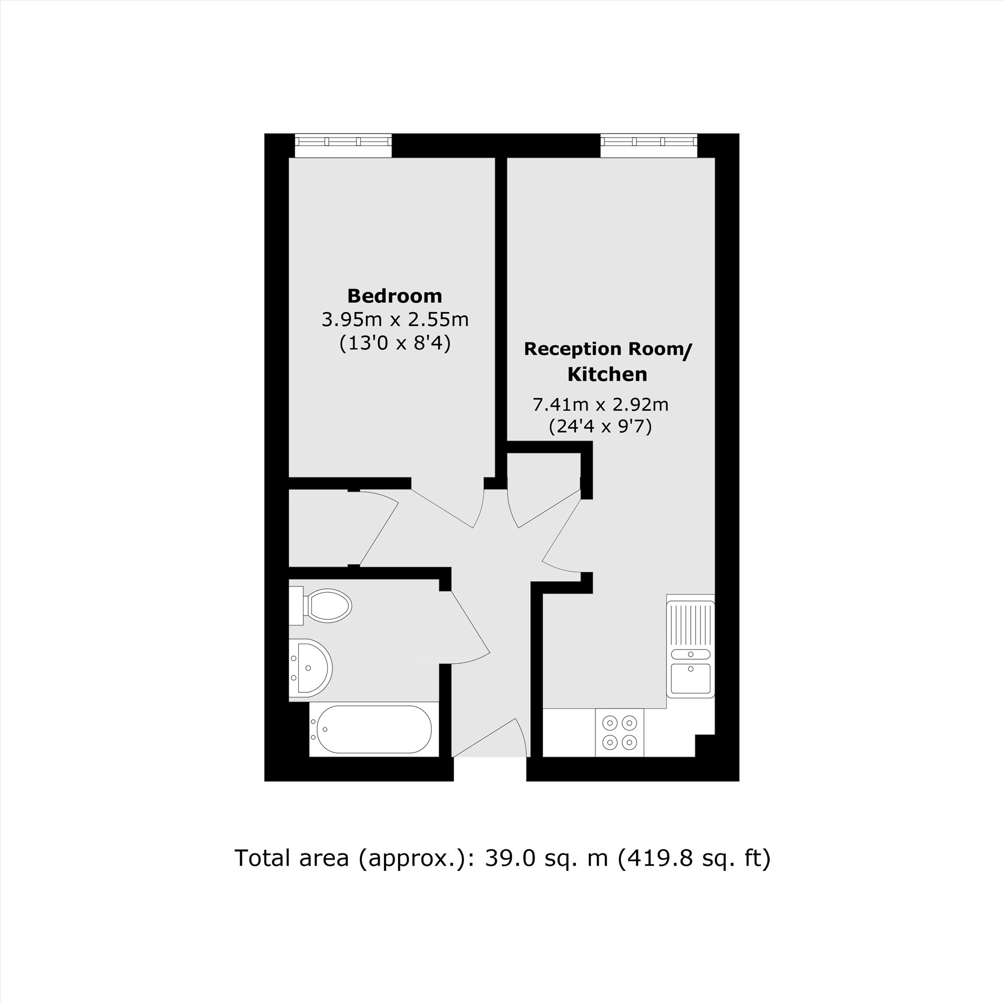 Flat 141 Ebbett Court, Victoria Road, Acton floorplan
