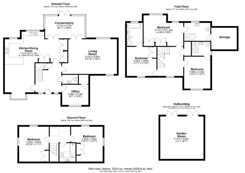 58, High Wych Road, Sawbridgeworth floorplan