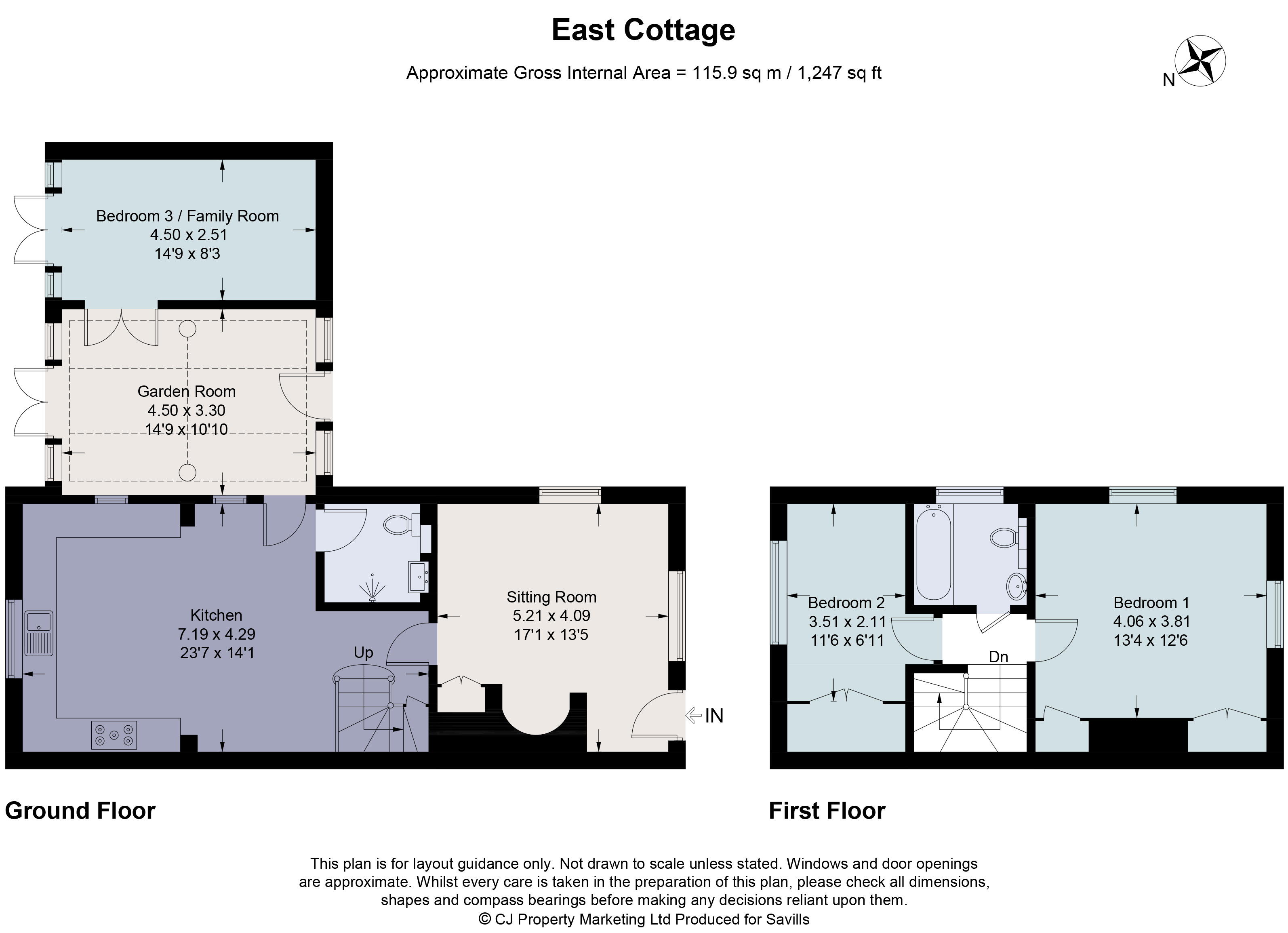 East Cottage,, The Street, Wallingford floorplan