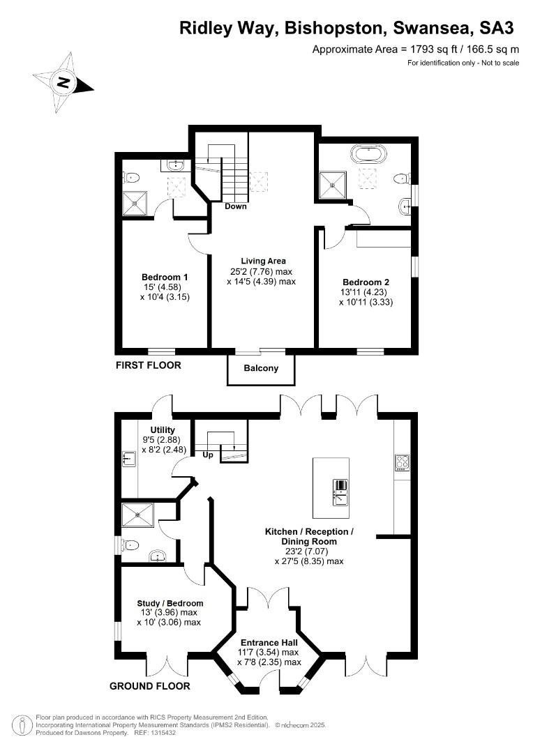 8, Ridley Way, Swansea floorplan
