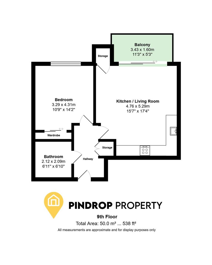 47, Peregrine Point, 1, Alma Road, Enfield floorplan