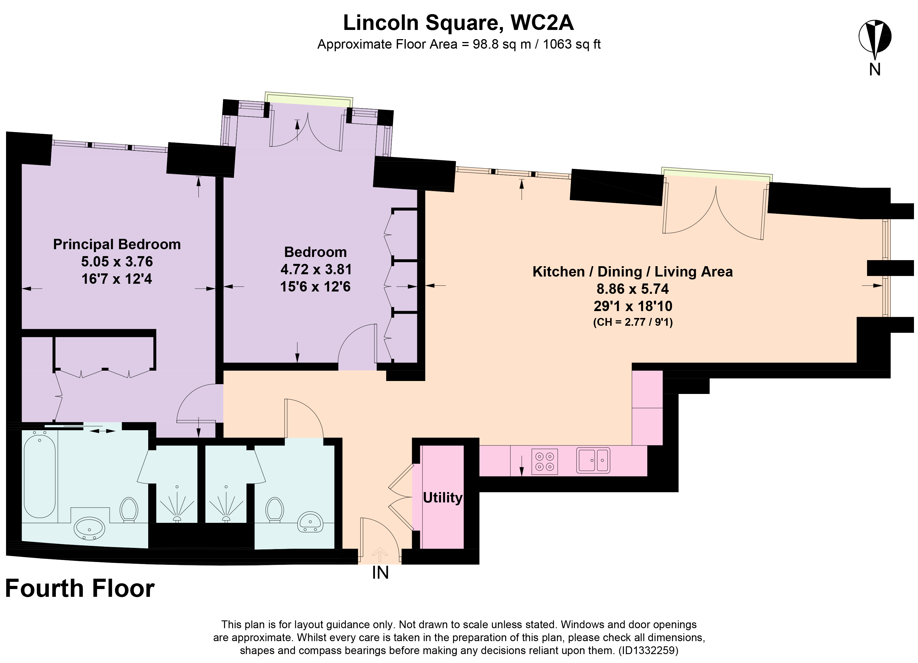 Portugal Street, London floorplan