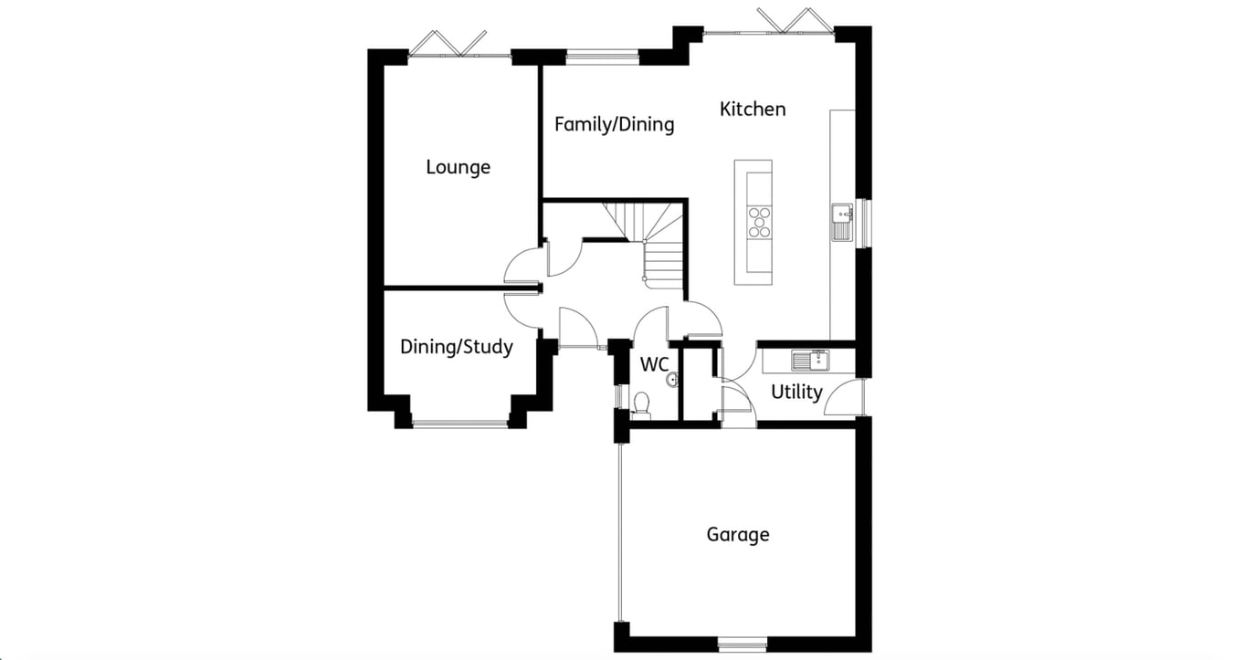 Lawthorn Lodge, Lochlibo Road, Irvine floorplan