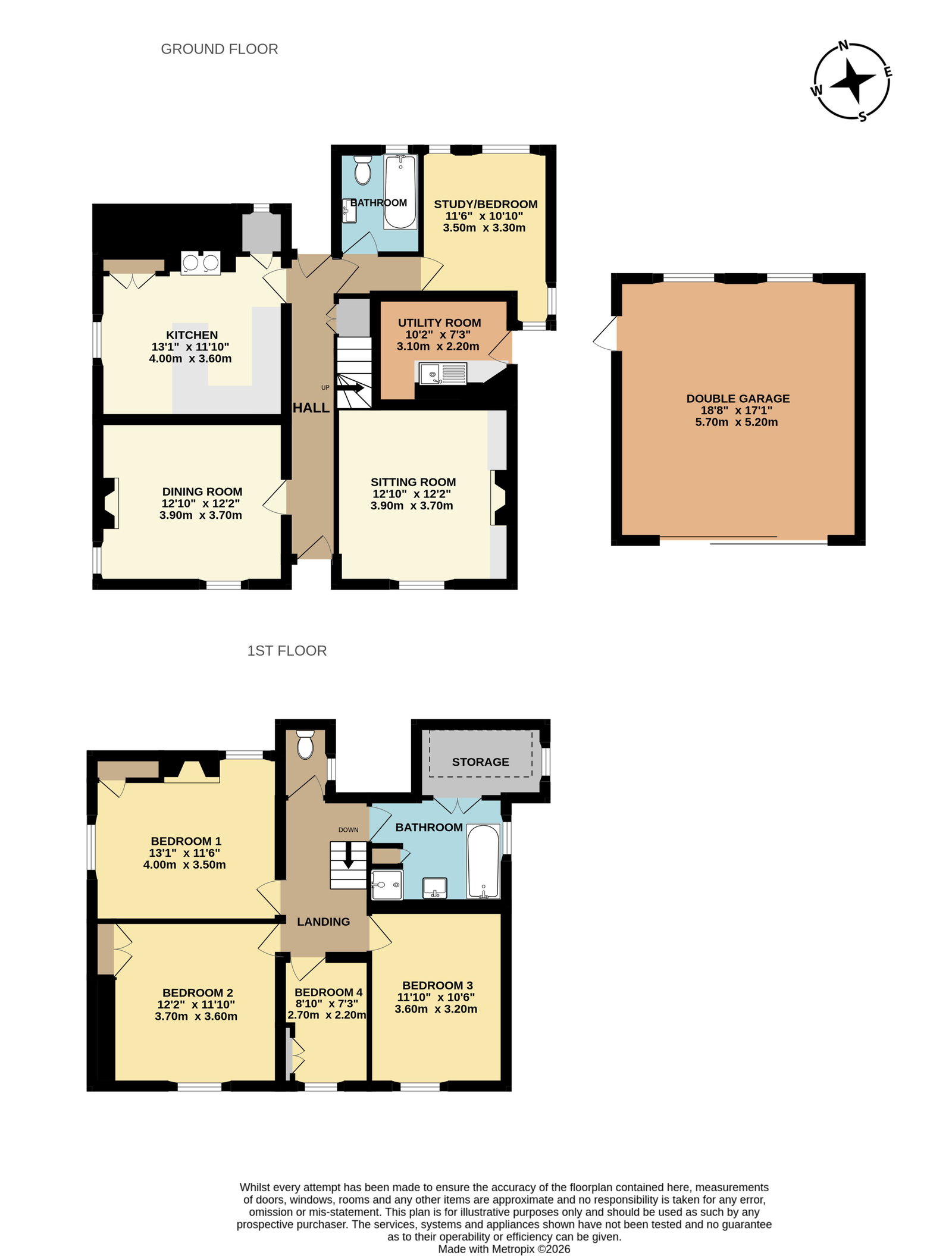 The Cottage, 28 West Hill, Budleigh Salterton floorplan