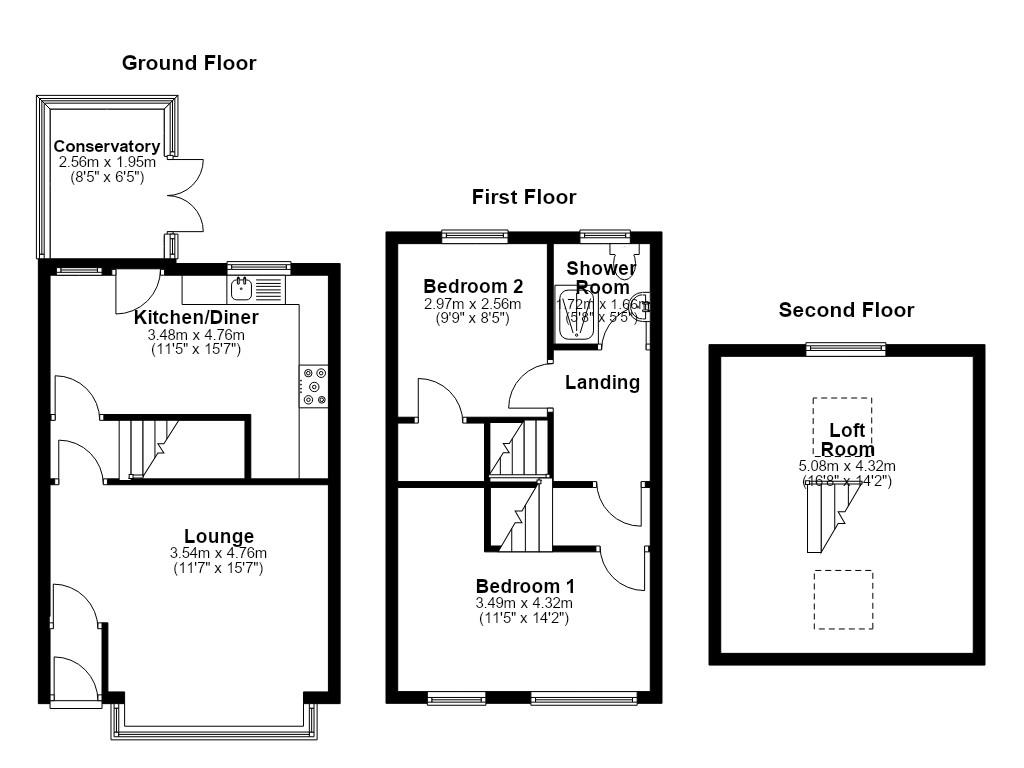 6, Fairfield Drive, Preston floorplan