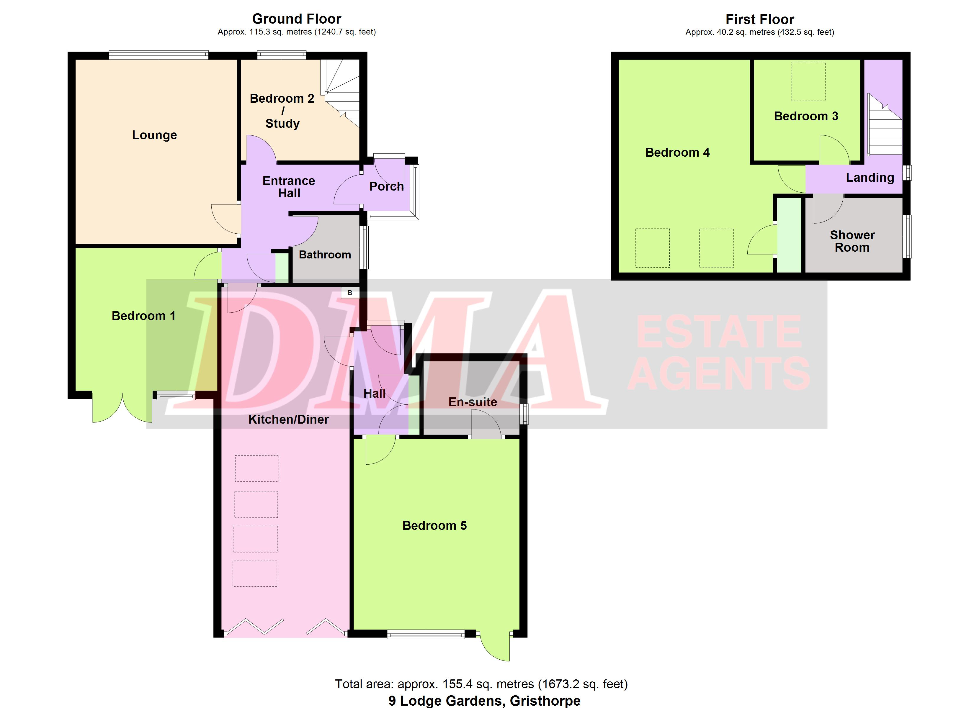 9, Lodge Gardens, Gristhorpe floorplan