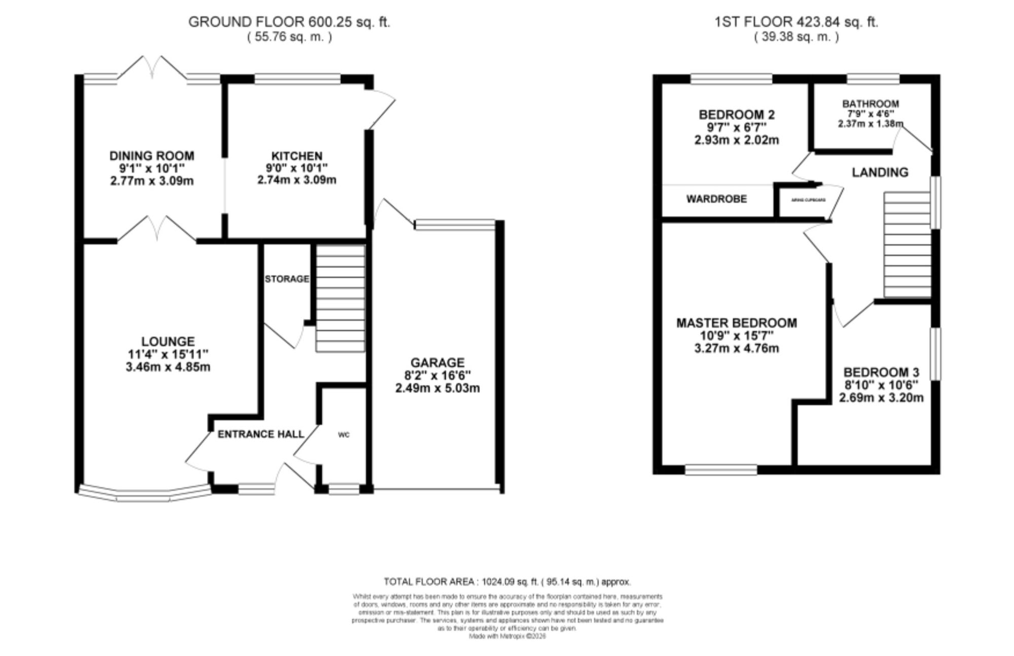 24 Boucher Road, Leek floorplan