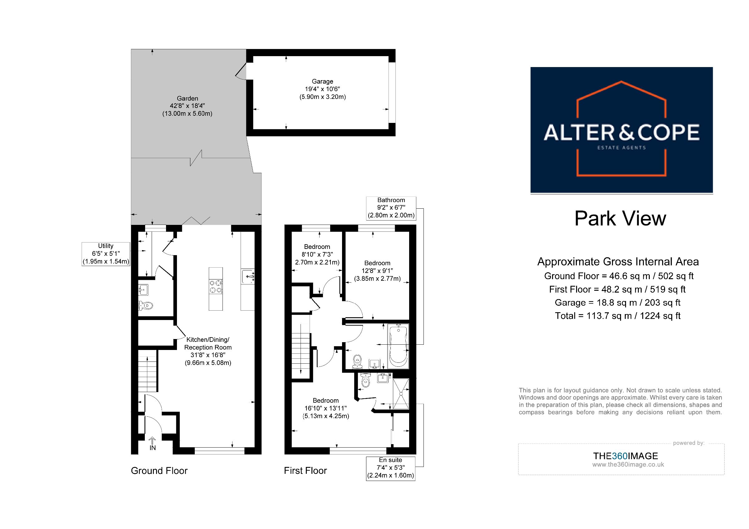 25 Park View, Chigwell floorplan