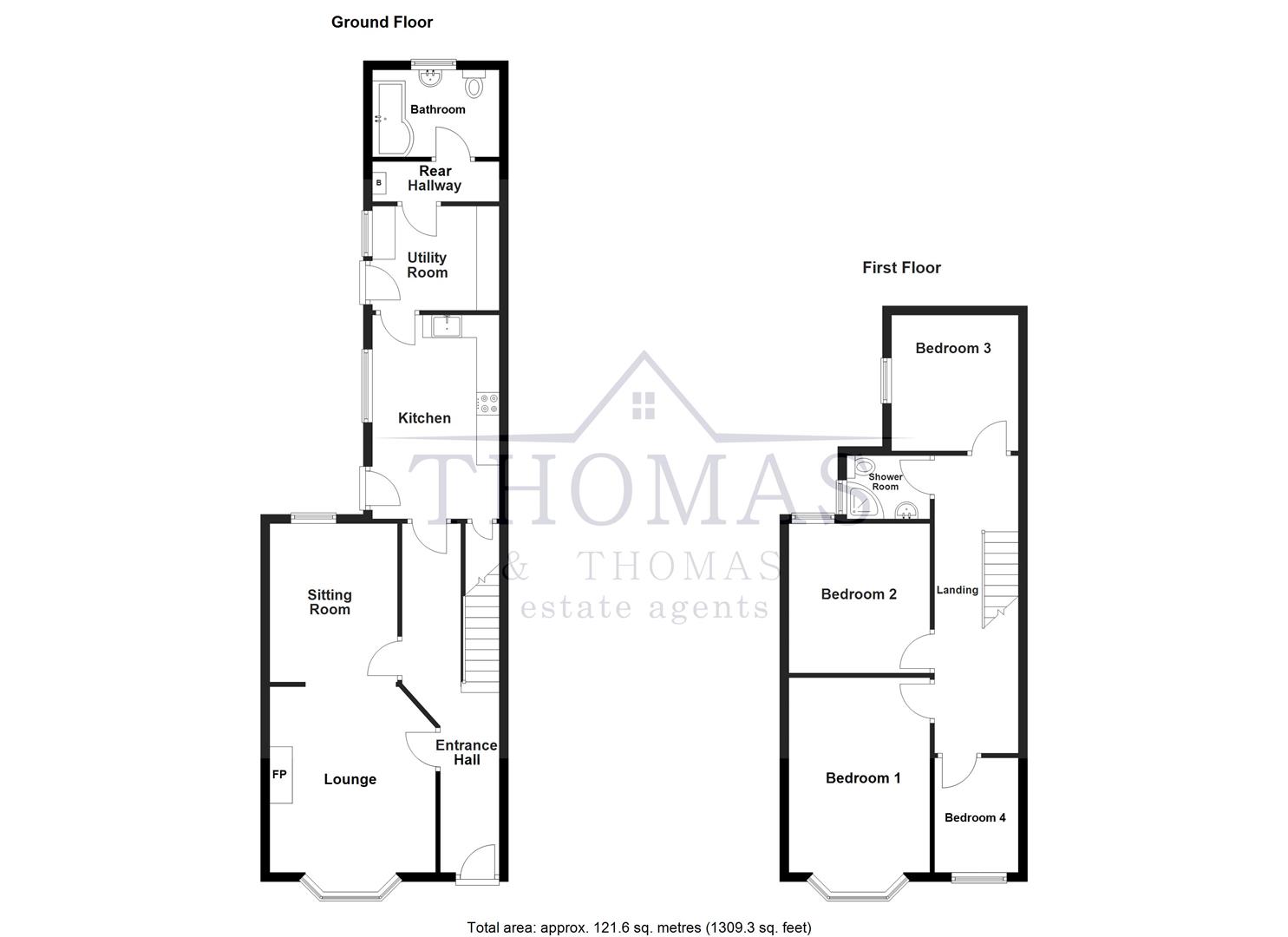 10, Florence Road, Ammanford floorplan