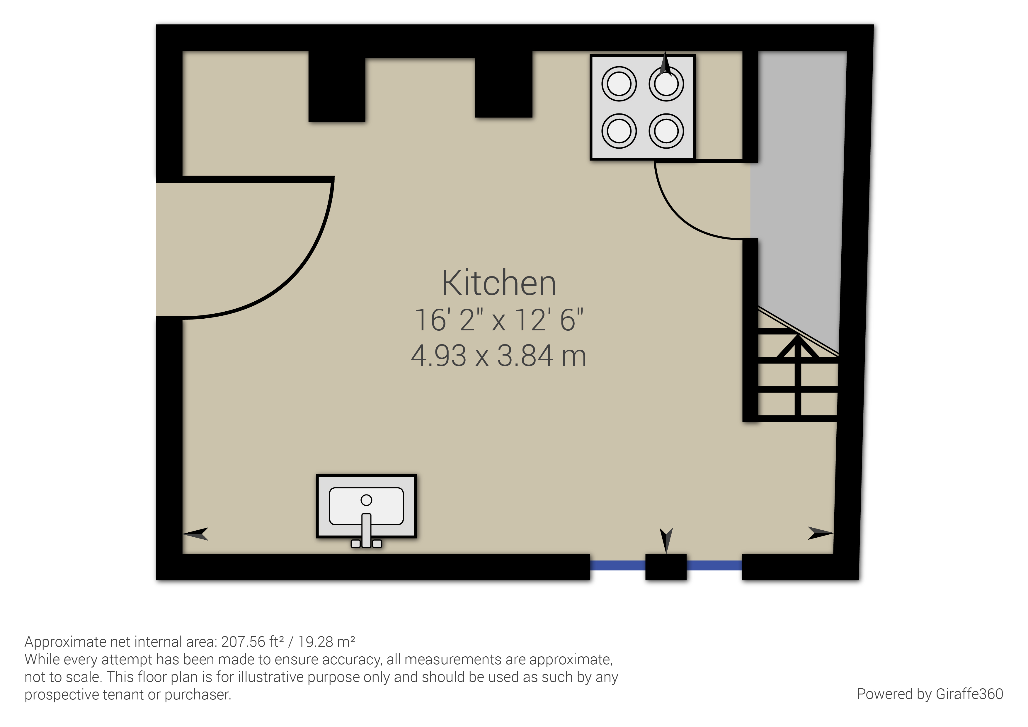 1, Upper Market Street, East Sussex floorplan