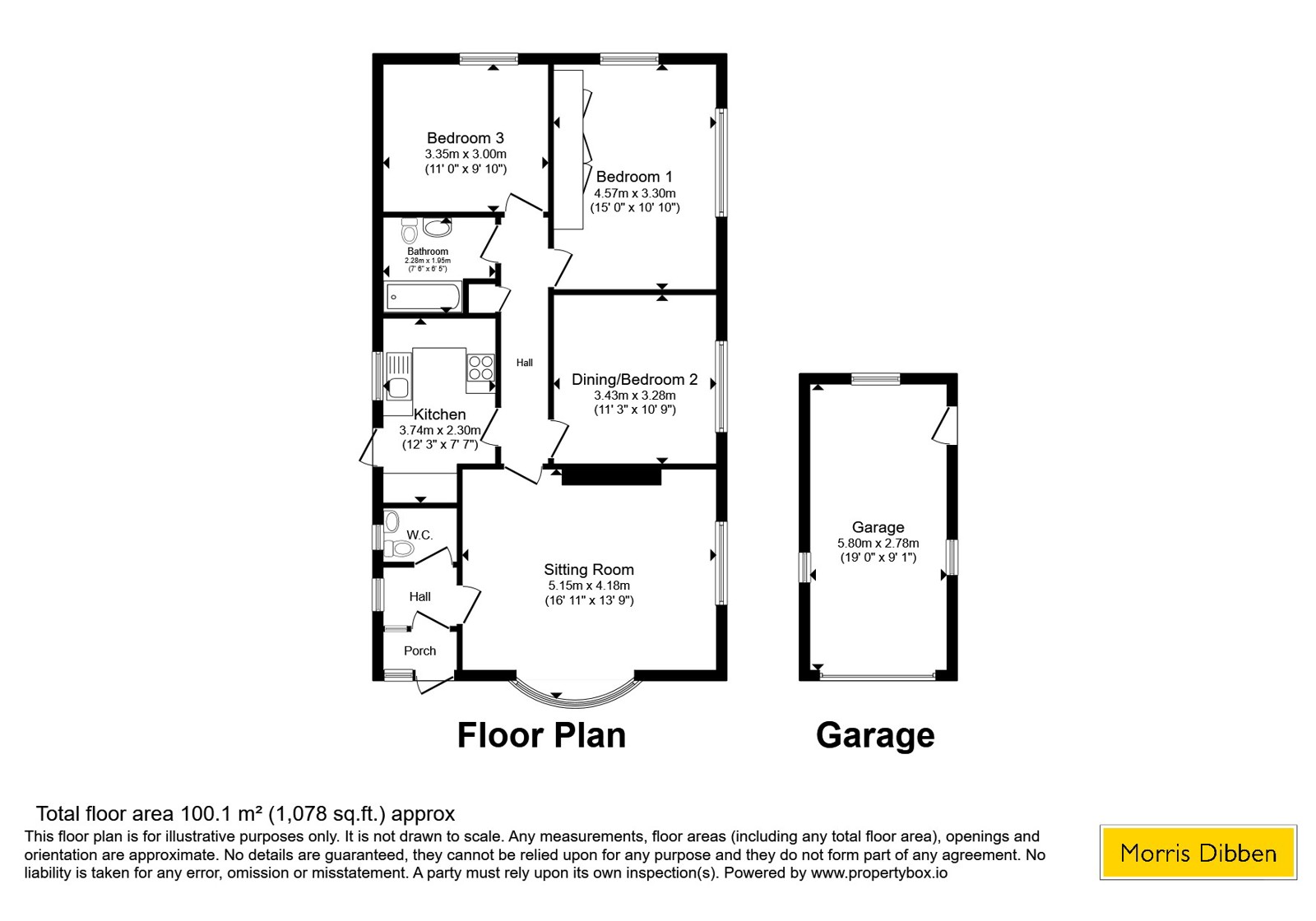 7, Mengham Lane, Hampshire floorplan