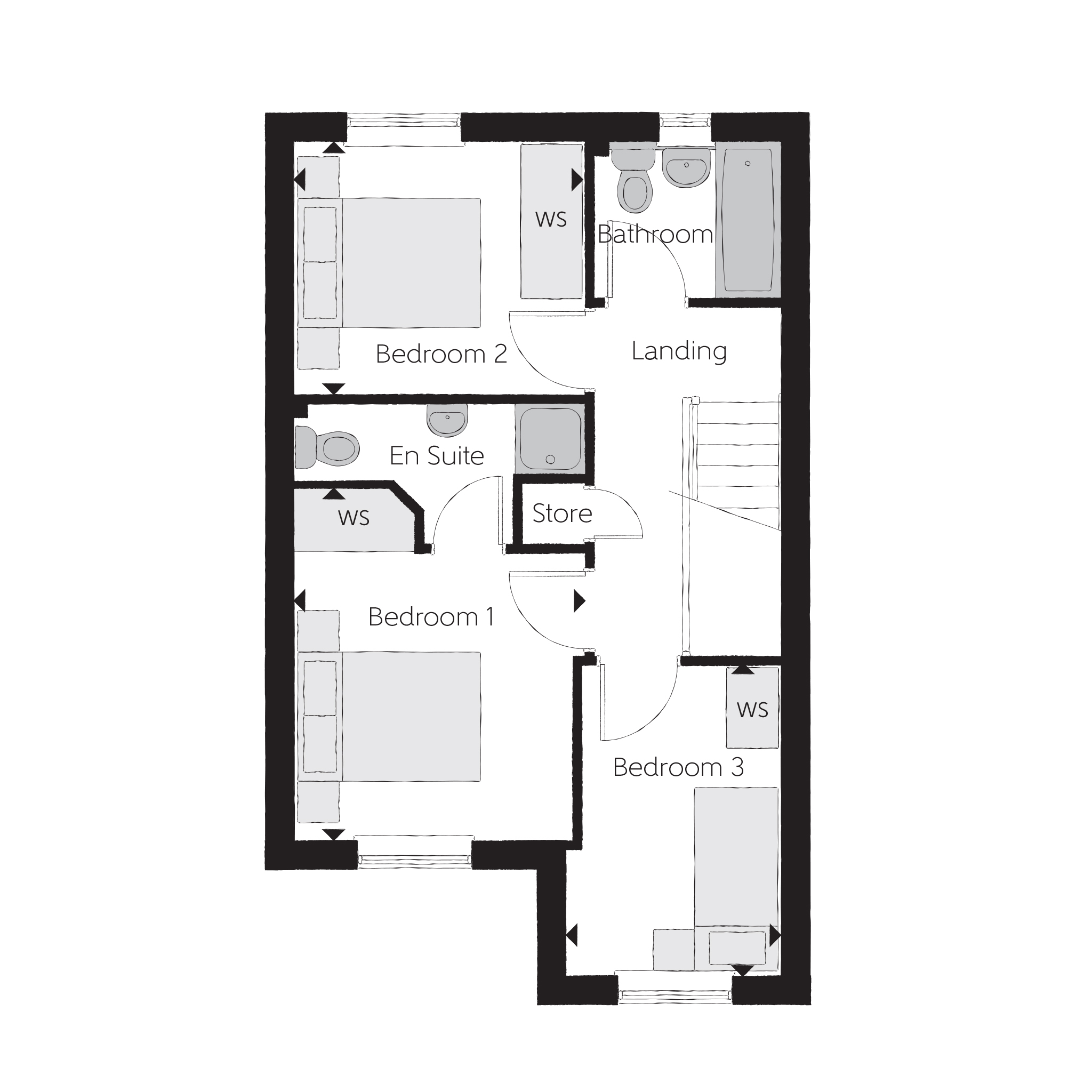 10, The Gatehouse, Whitecraig floorplan