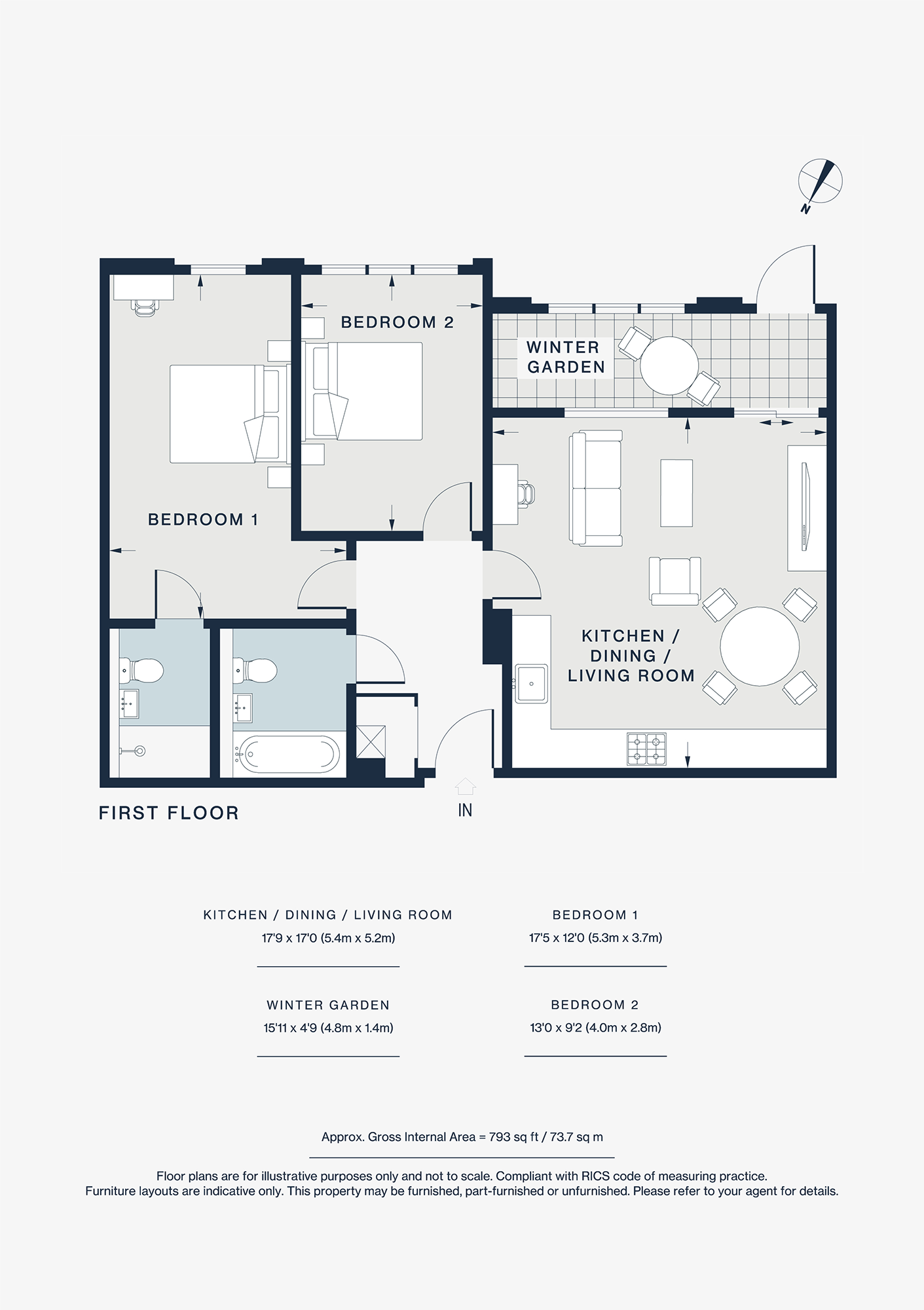 Flat 1, Old Dairy House, 133, Kilburn Lane, Queens Park floorplan