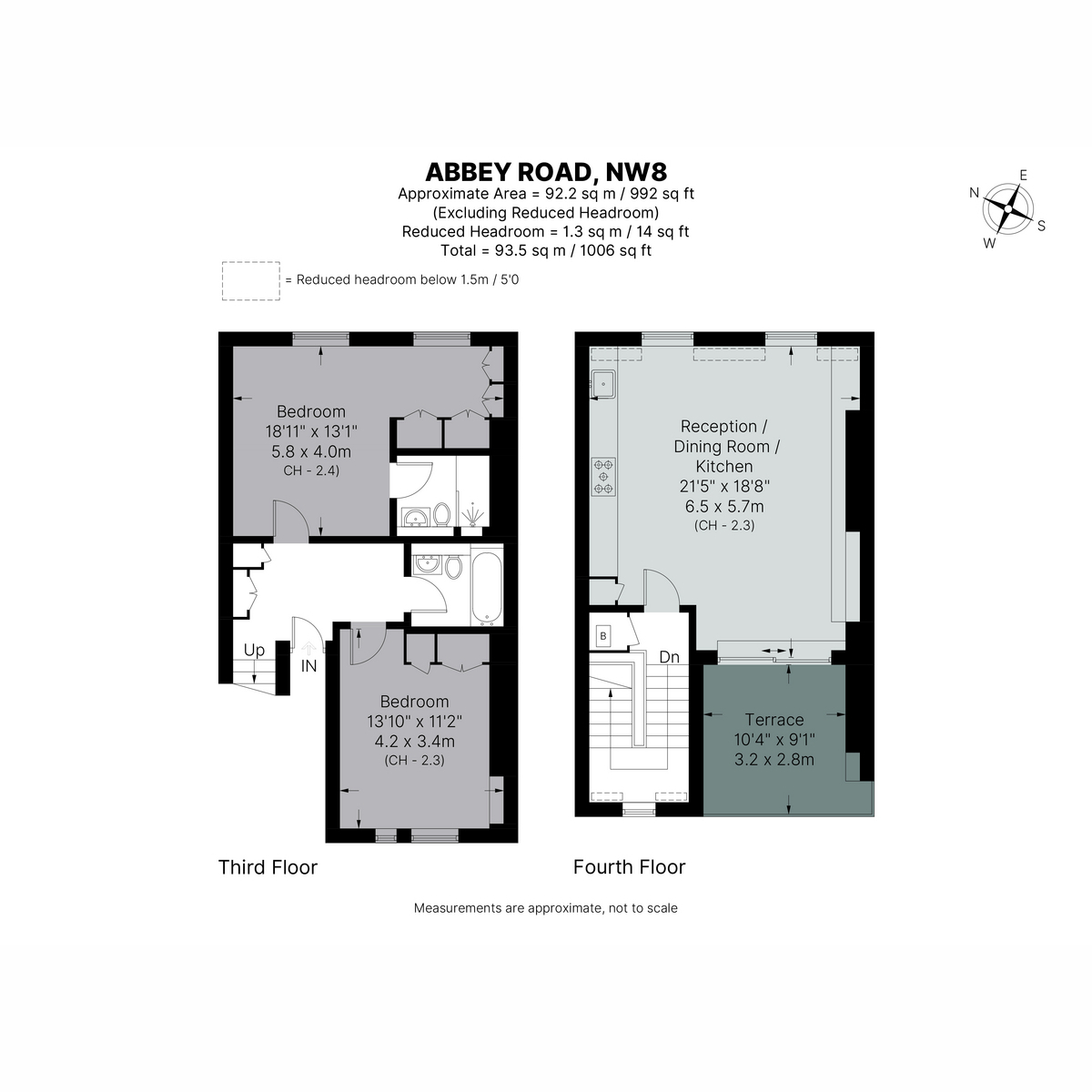 Flat Flat C, 73, Abbey Road, London floorplan