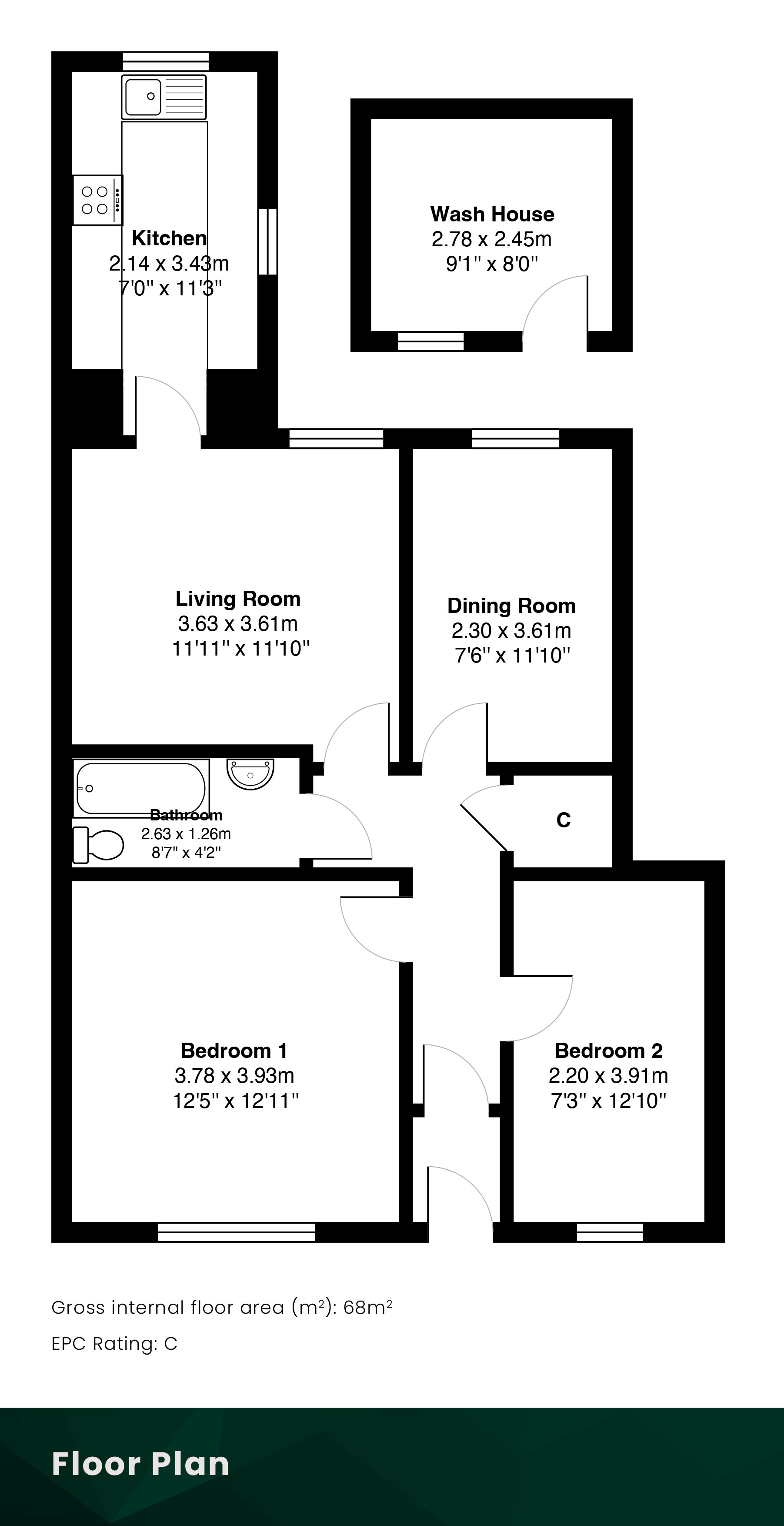 80, Dunnikier Road, Kirkcaldy floorplan