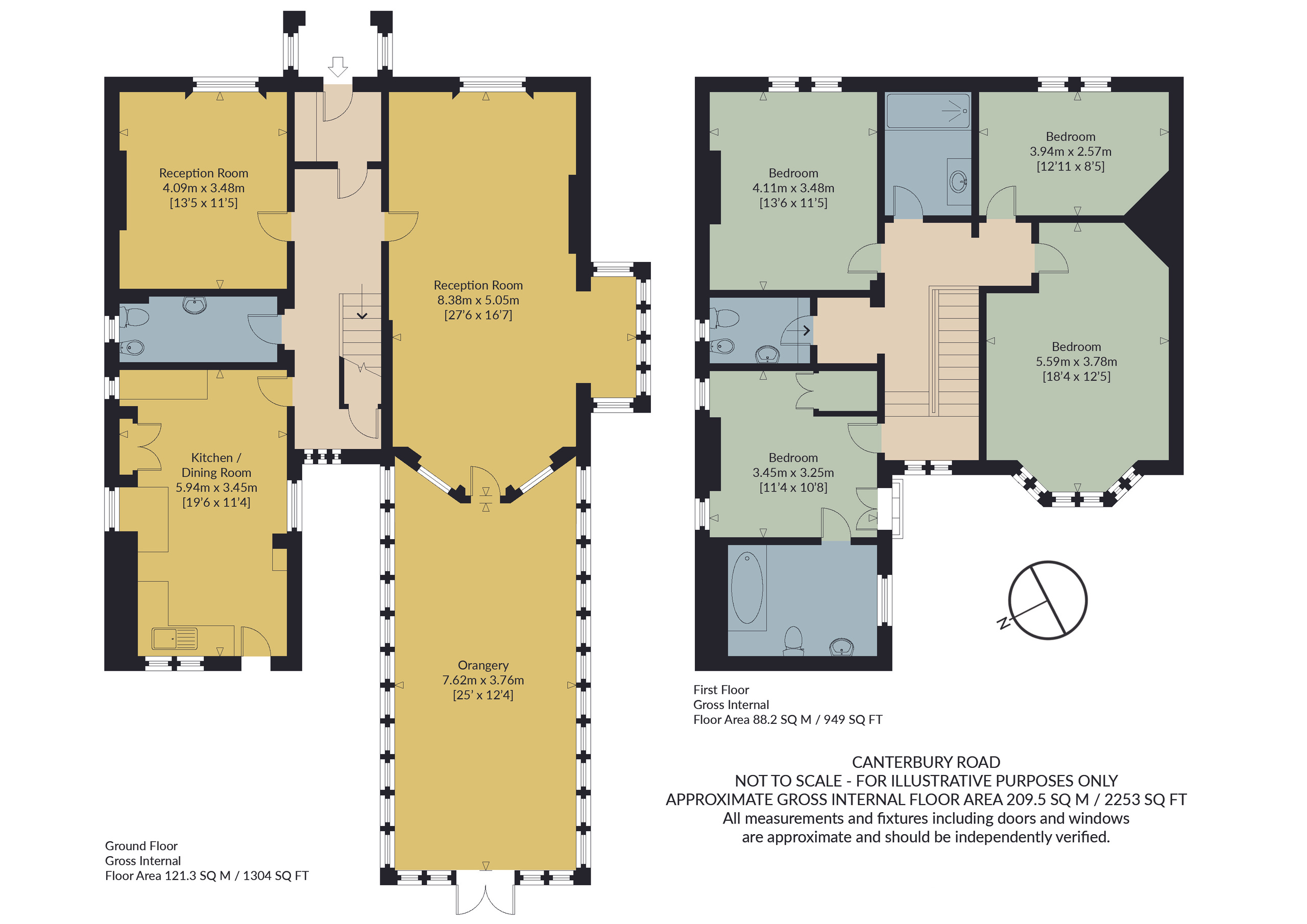 78 Canterbury Road, Whitstable floorplan