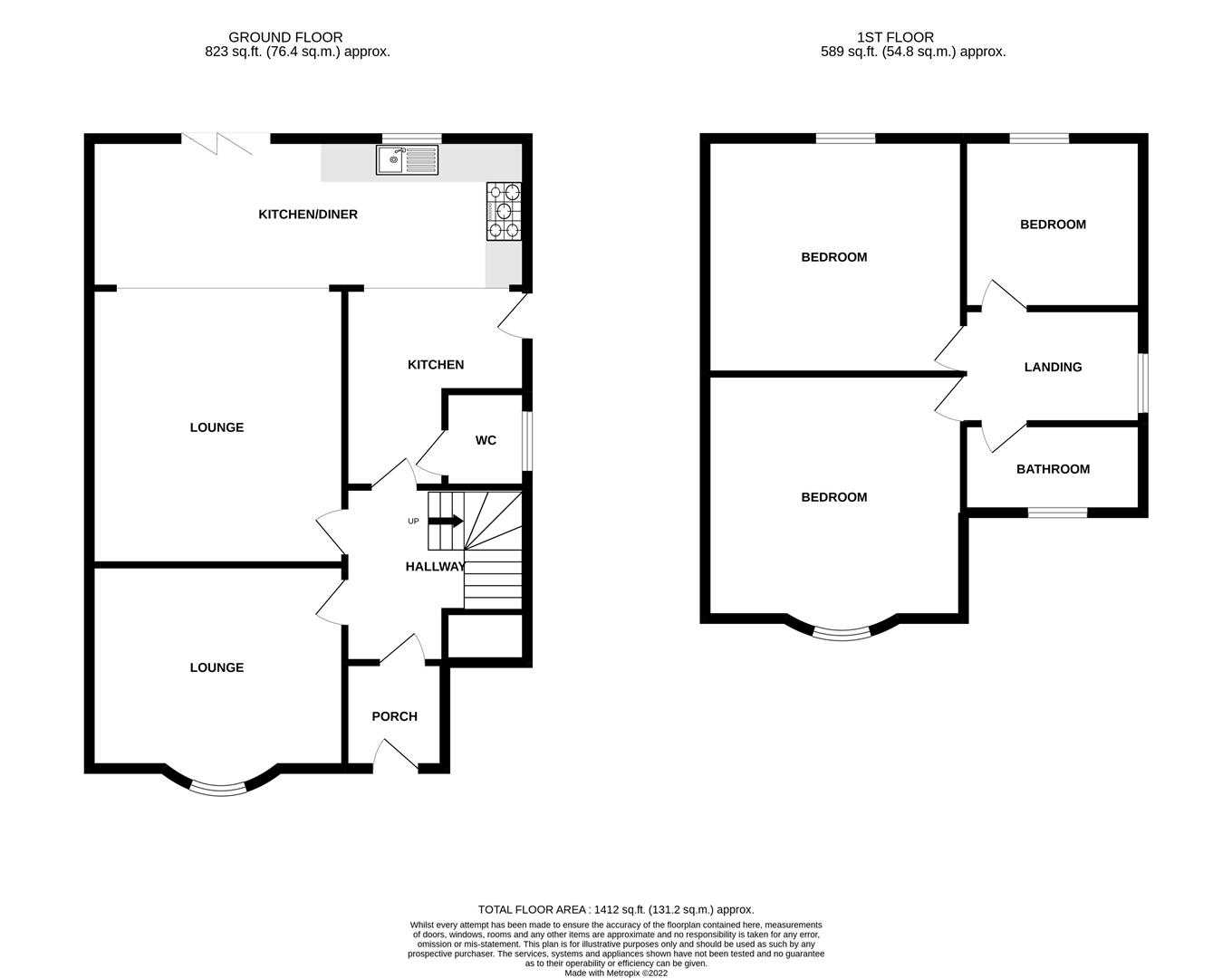 77, Mill Hill Lane, Burton-On-Trent floorplan