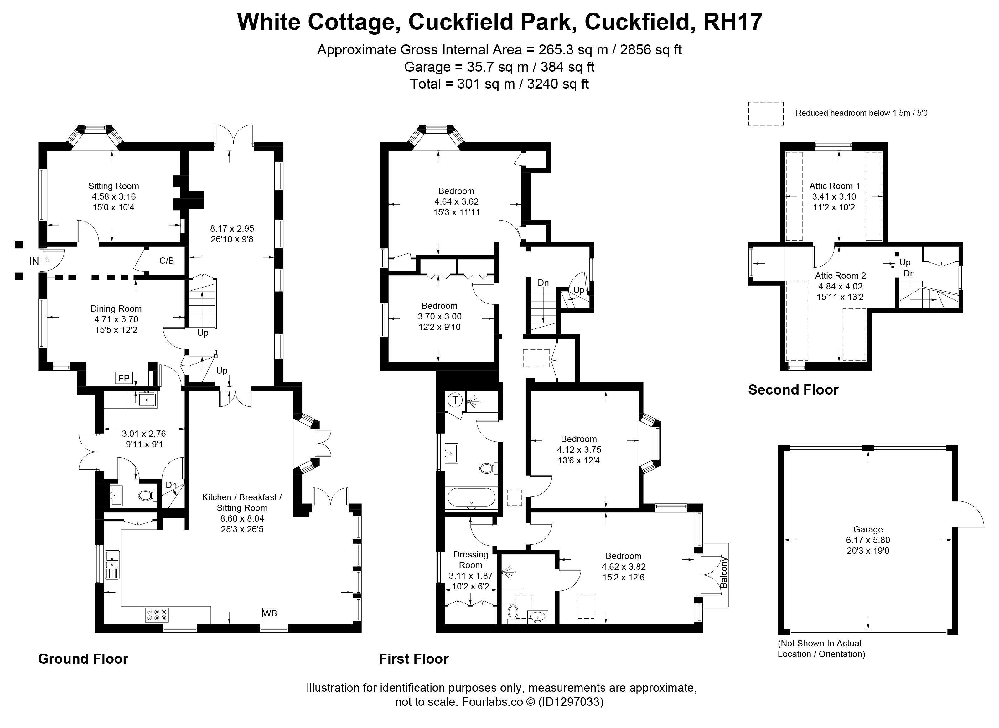 White Cottage,, Cuckfield Park, Cuckfield floorplan