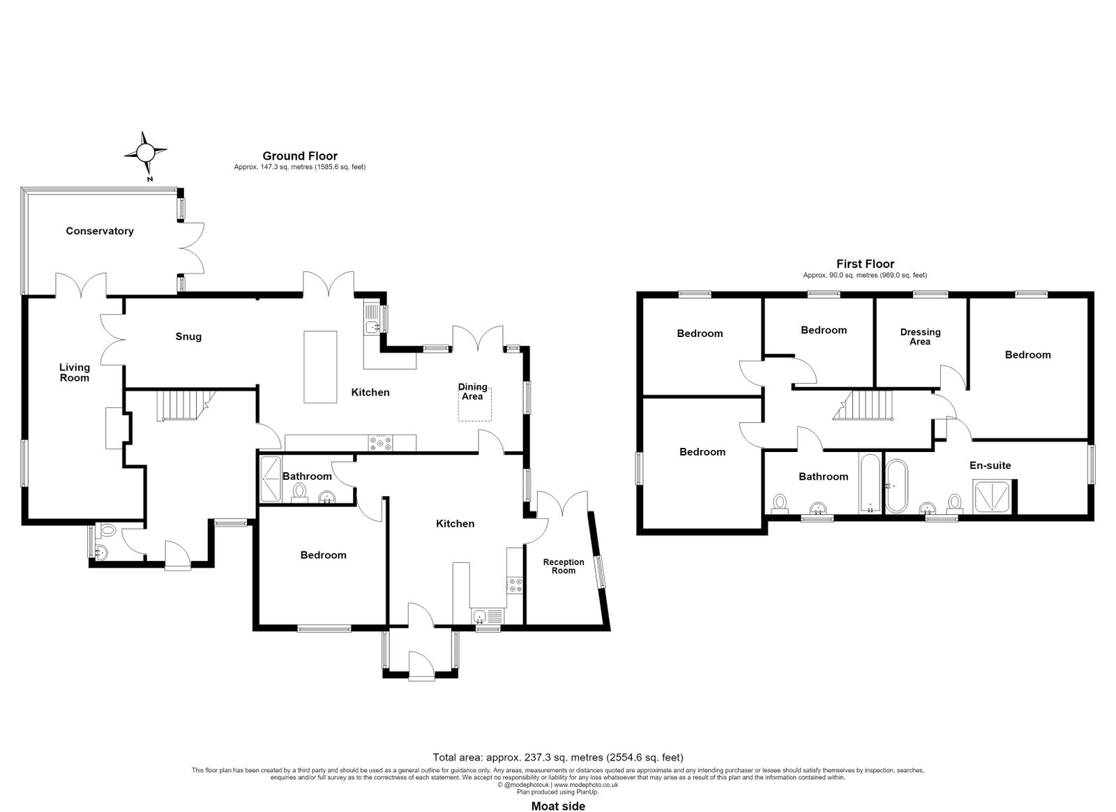 3,Moatside House, Moat Side, Anstey floorplan