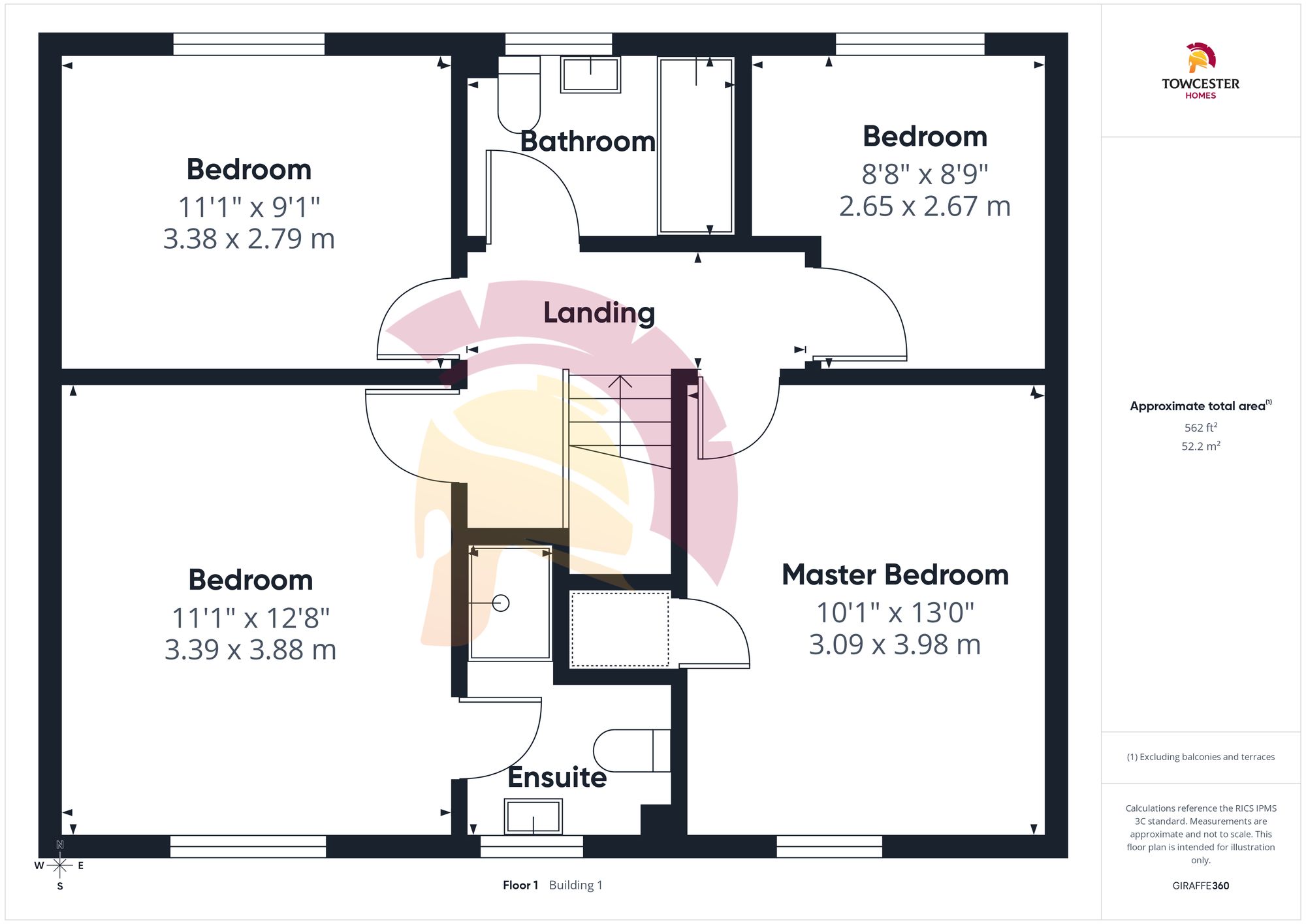 8 Hereford Close, Towcester floorplan