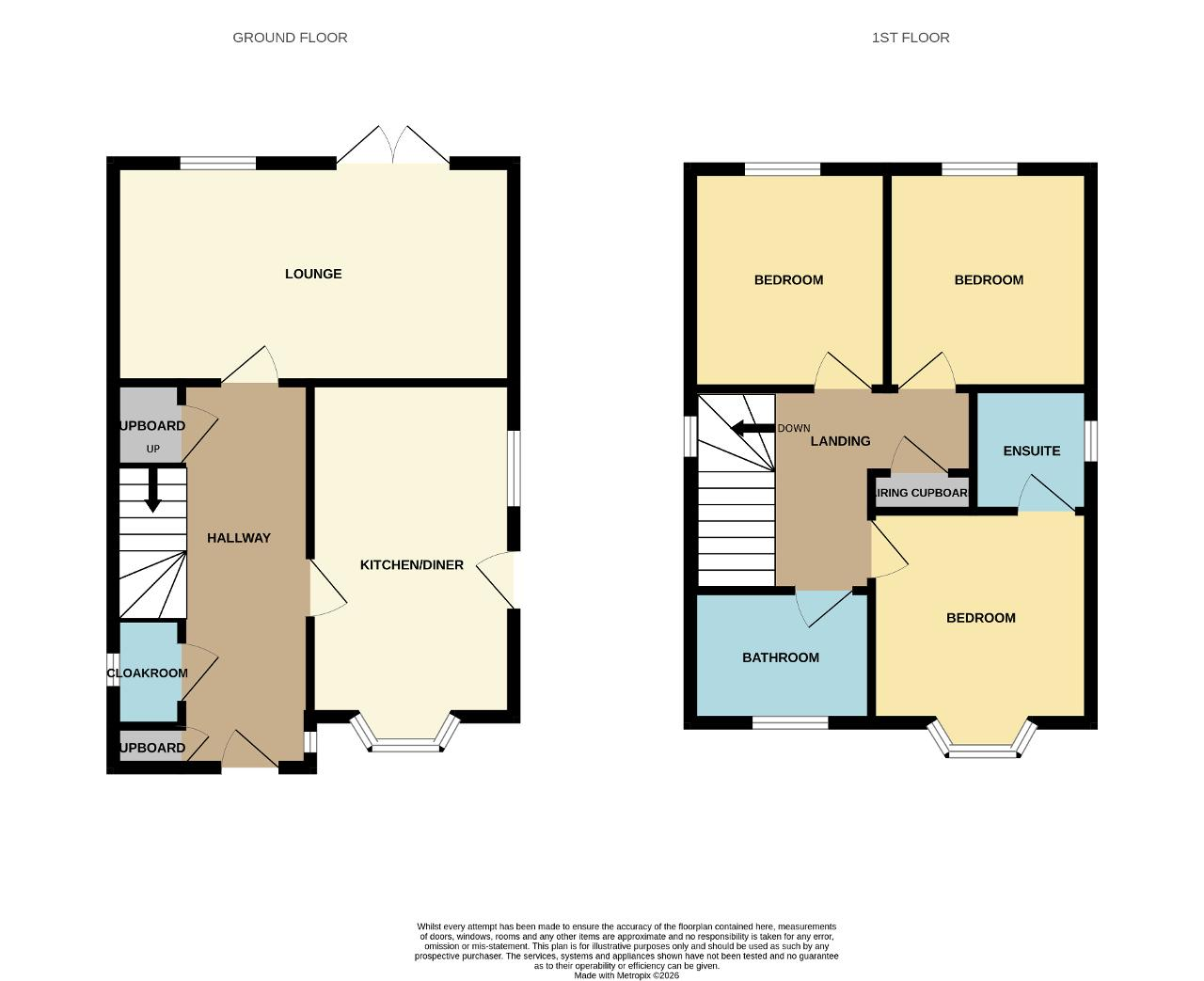153, Larch Grove, Milton Keynes floorplan