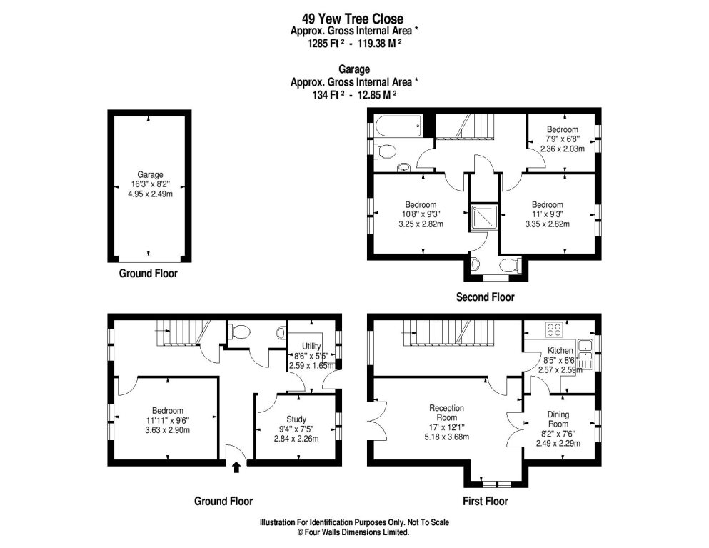 5 Bedrooms Semi-detached house to rent in Yew Tree Close, Spring Gardens, Shrewsbury SY1