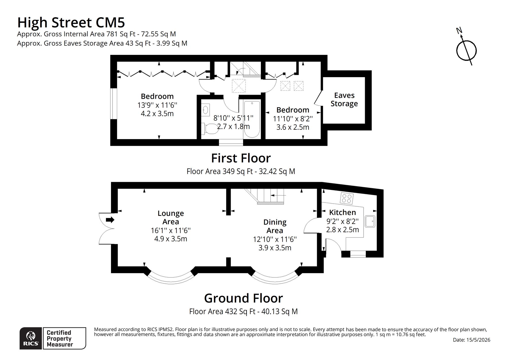 55 High Street, Ongar floorplan