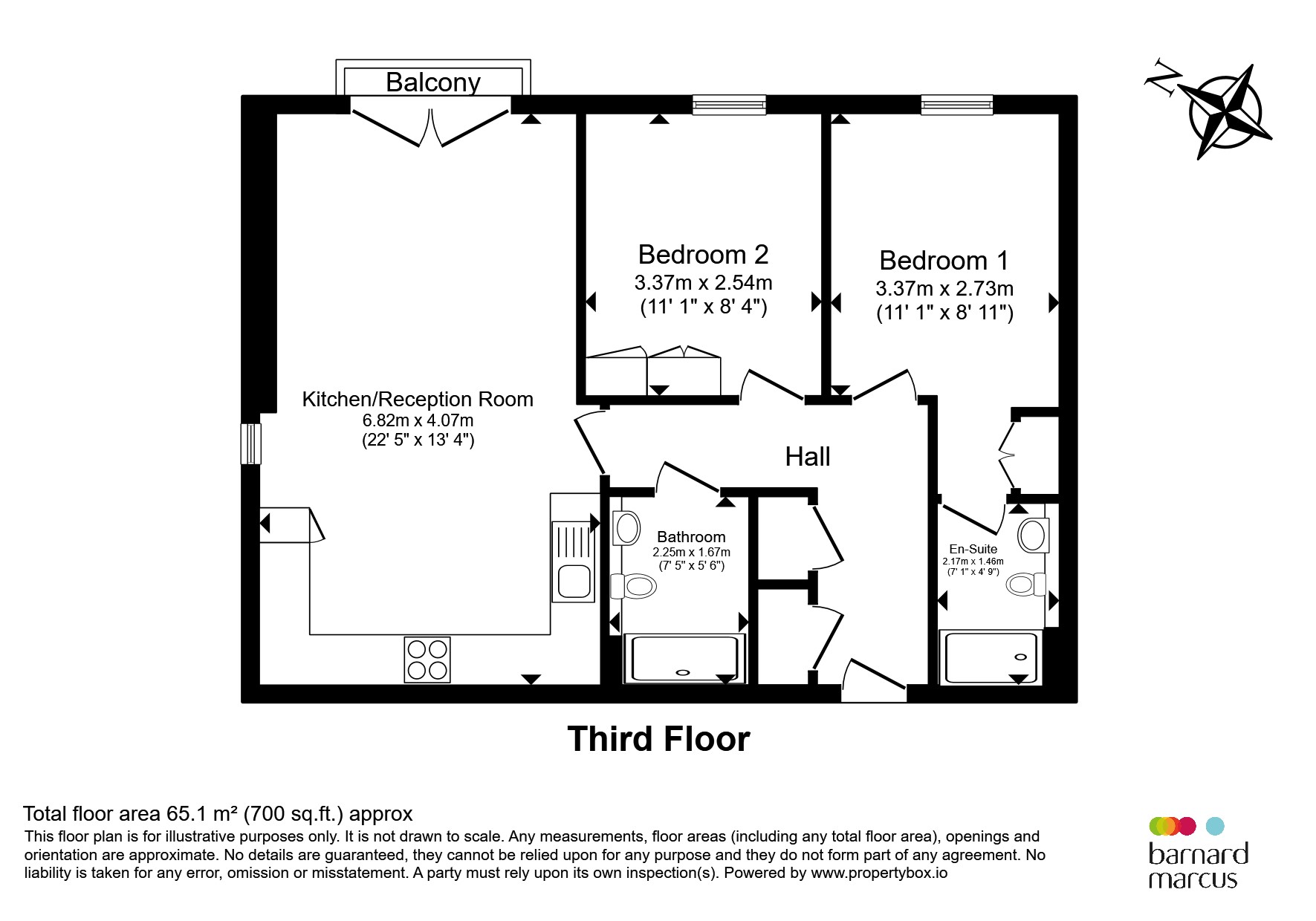 Flat 28, Sheridan House, Highbury Drive, Leatherhead floorplan