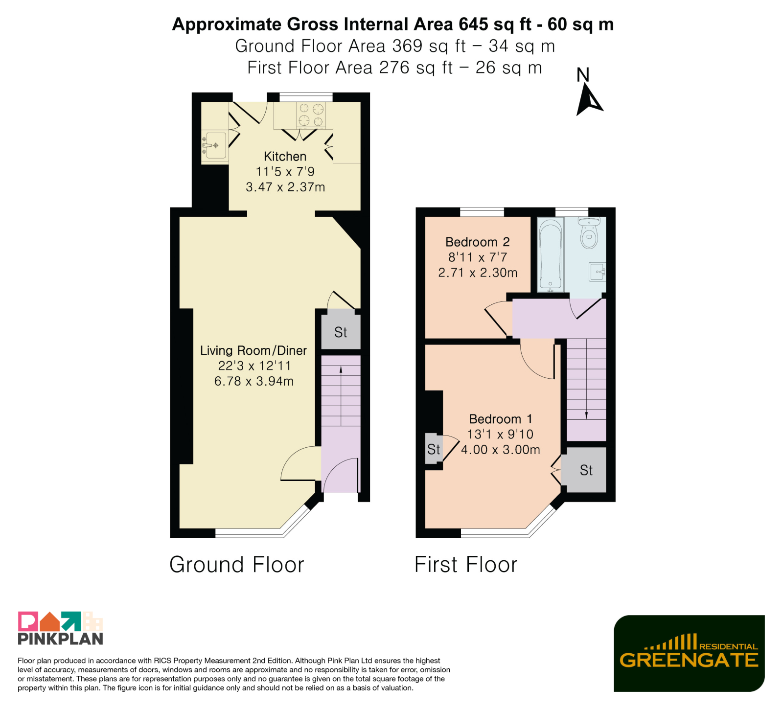 77 Goodwin Road, LONDON floorplan