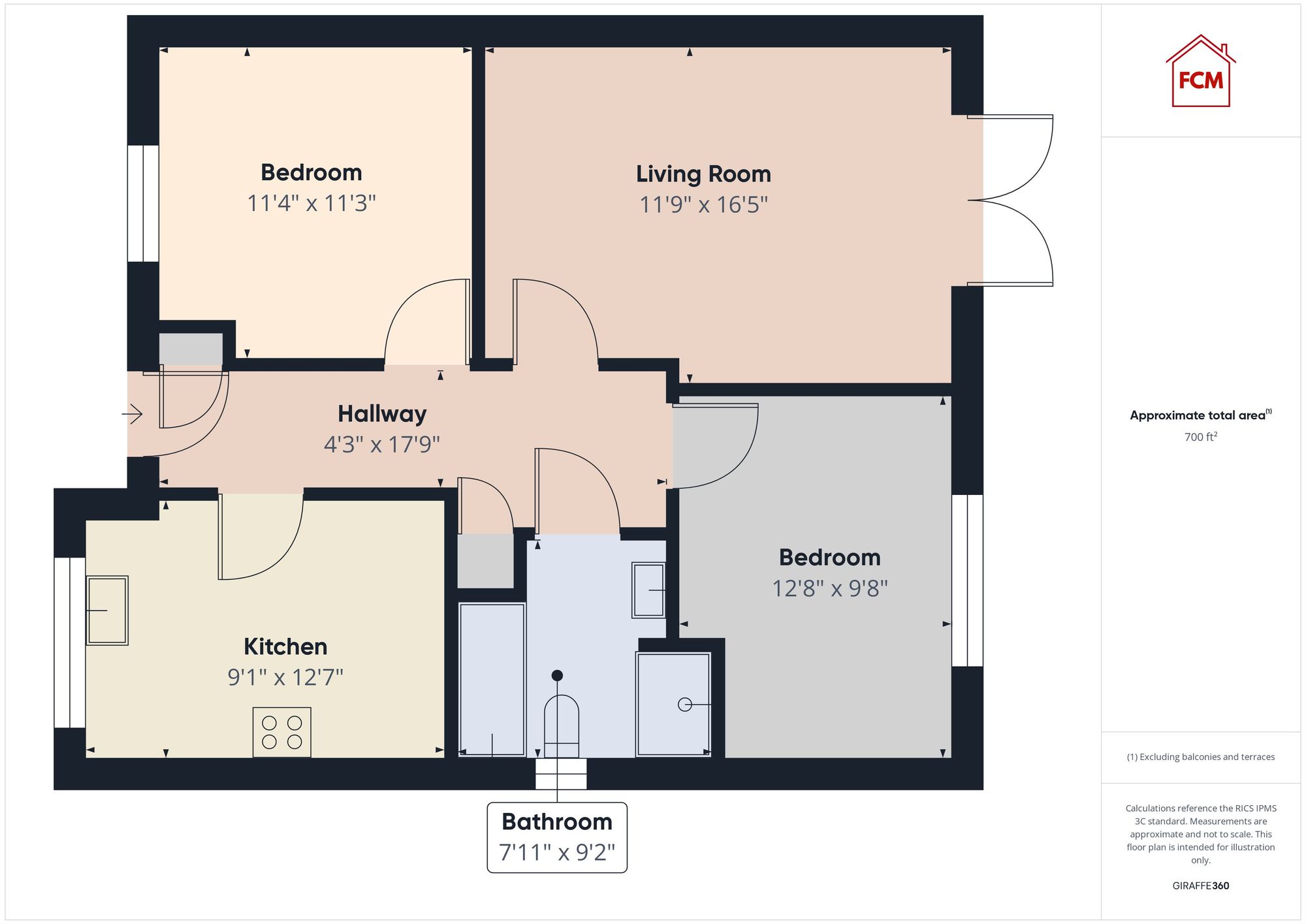 17 Meadow View, Frizington floorplan