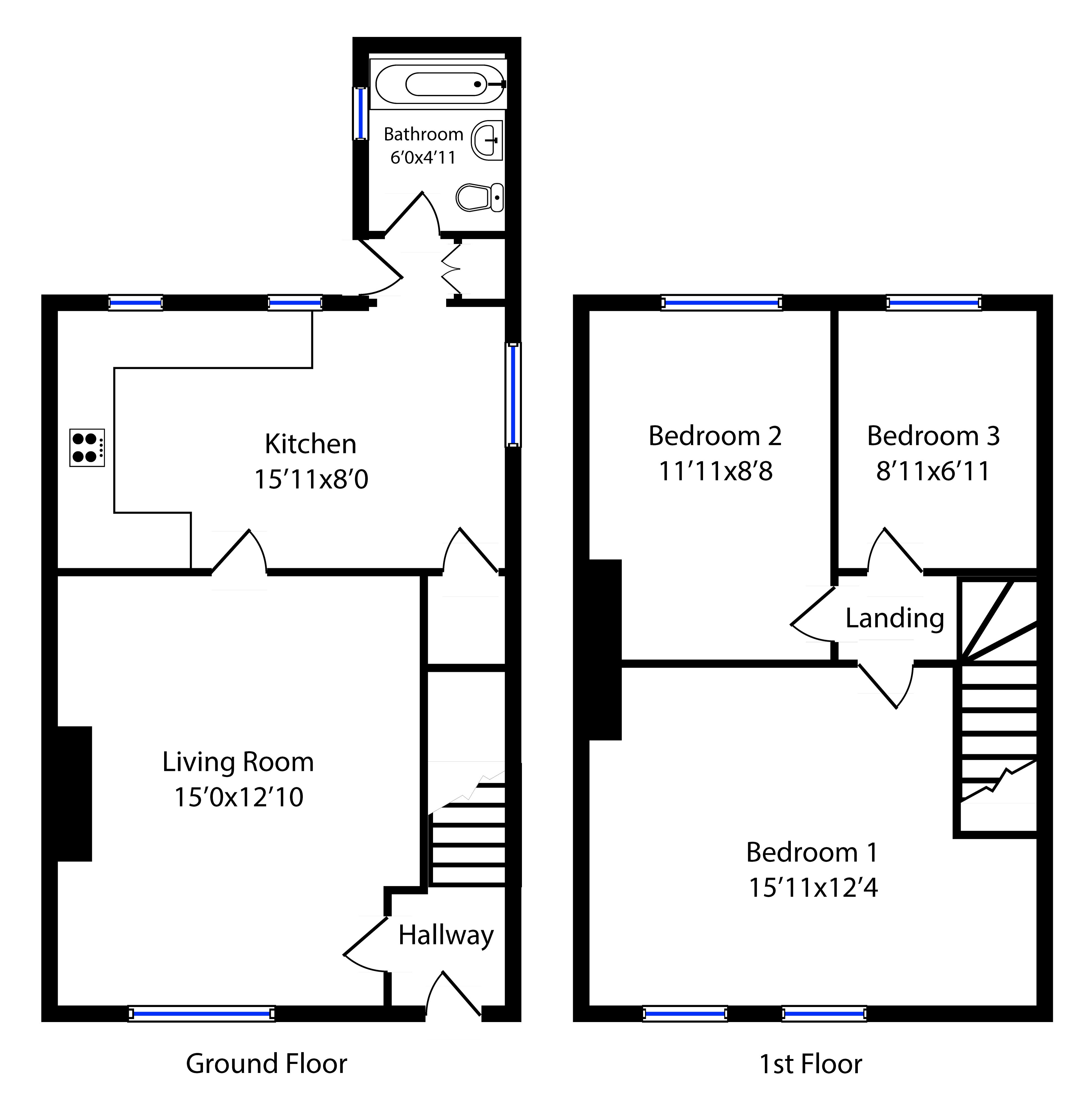 73, Coldharbour Road, Croydon floorplan