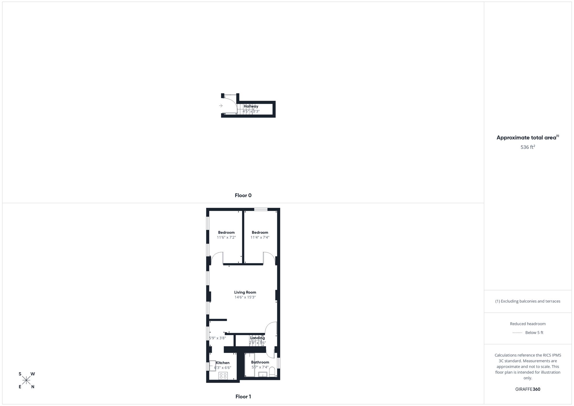 Flat 2, Chapel Apts, Leicester floorplan