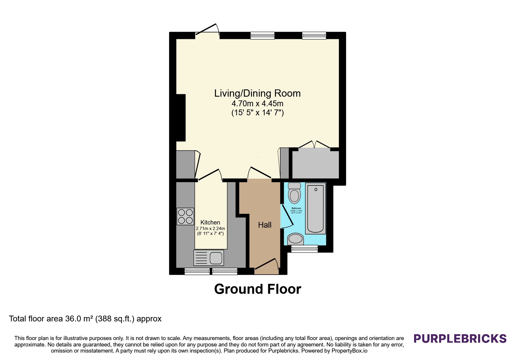 Flat 4/Knowlden House, Cable Street, London floorplan