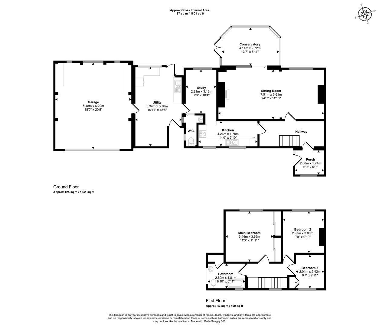 1 North Close, Shaftesbury Road, Gillingham floorplan