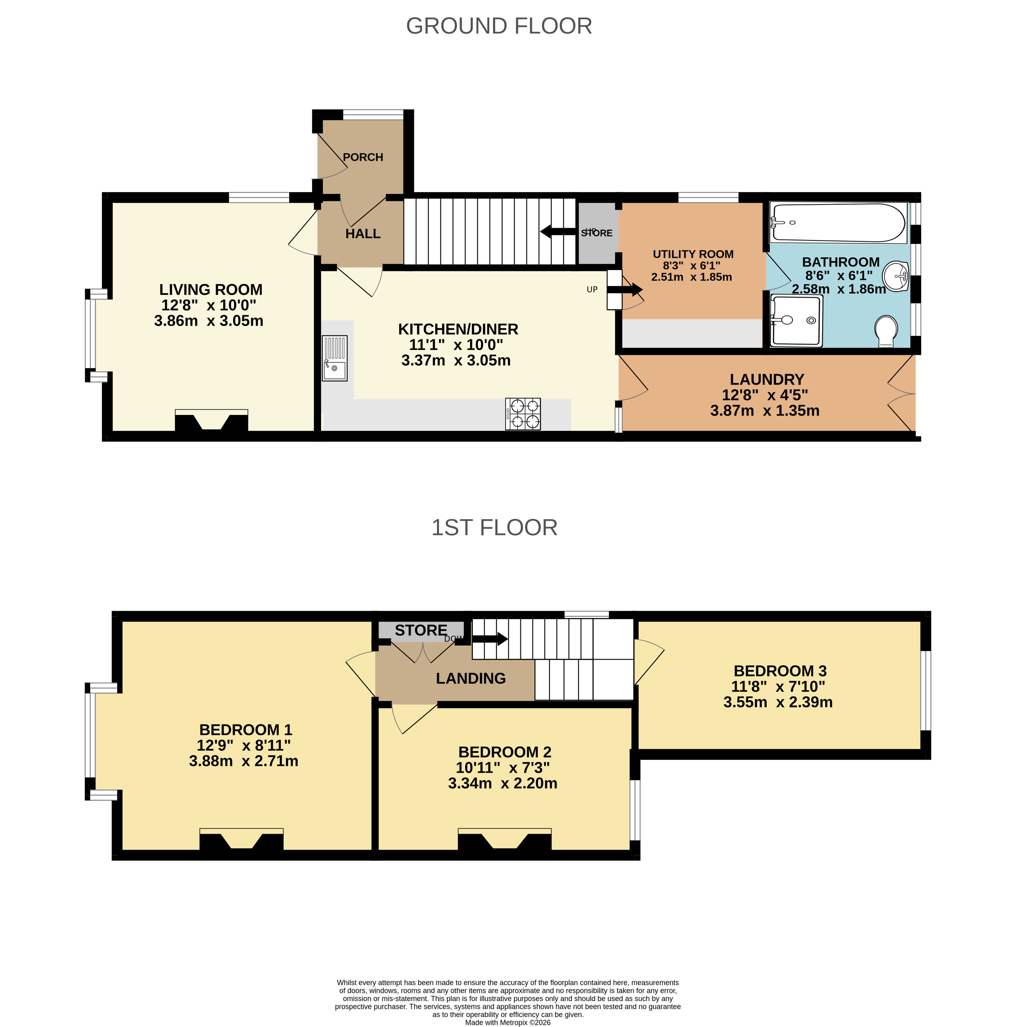 21, Welcome Street, Exeter floorplan
