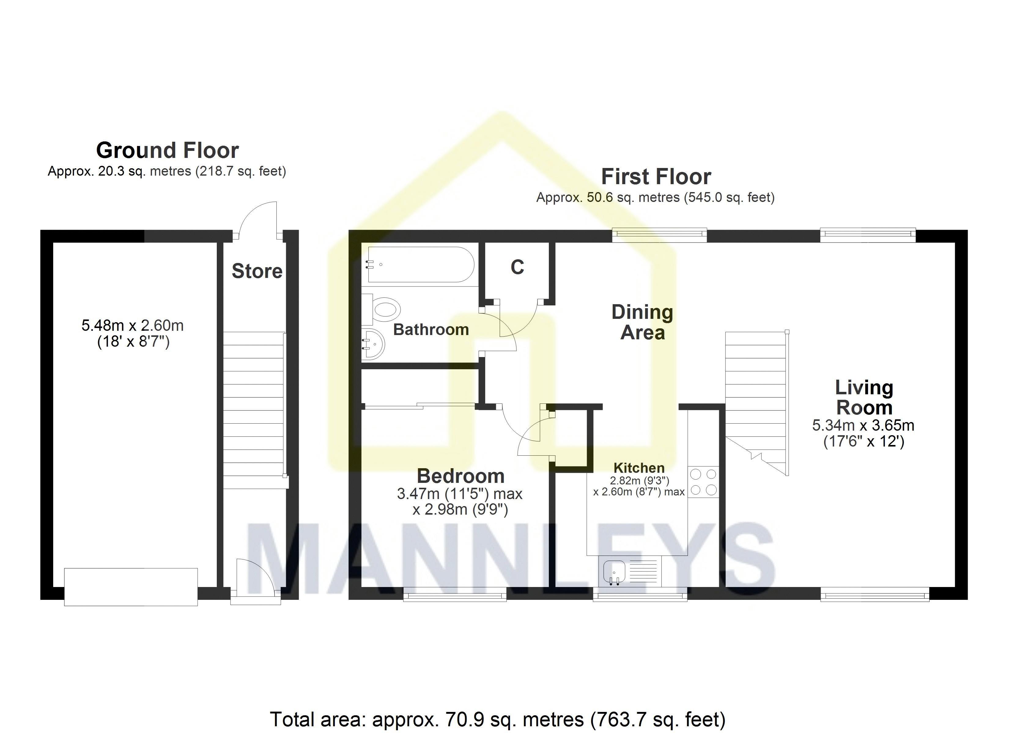 1 Bedrooms Flat for sale in Lovatt Lane, Lawley Village, Telford TF4