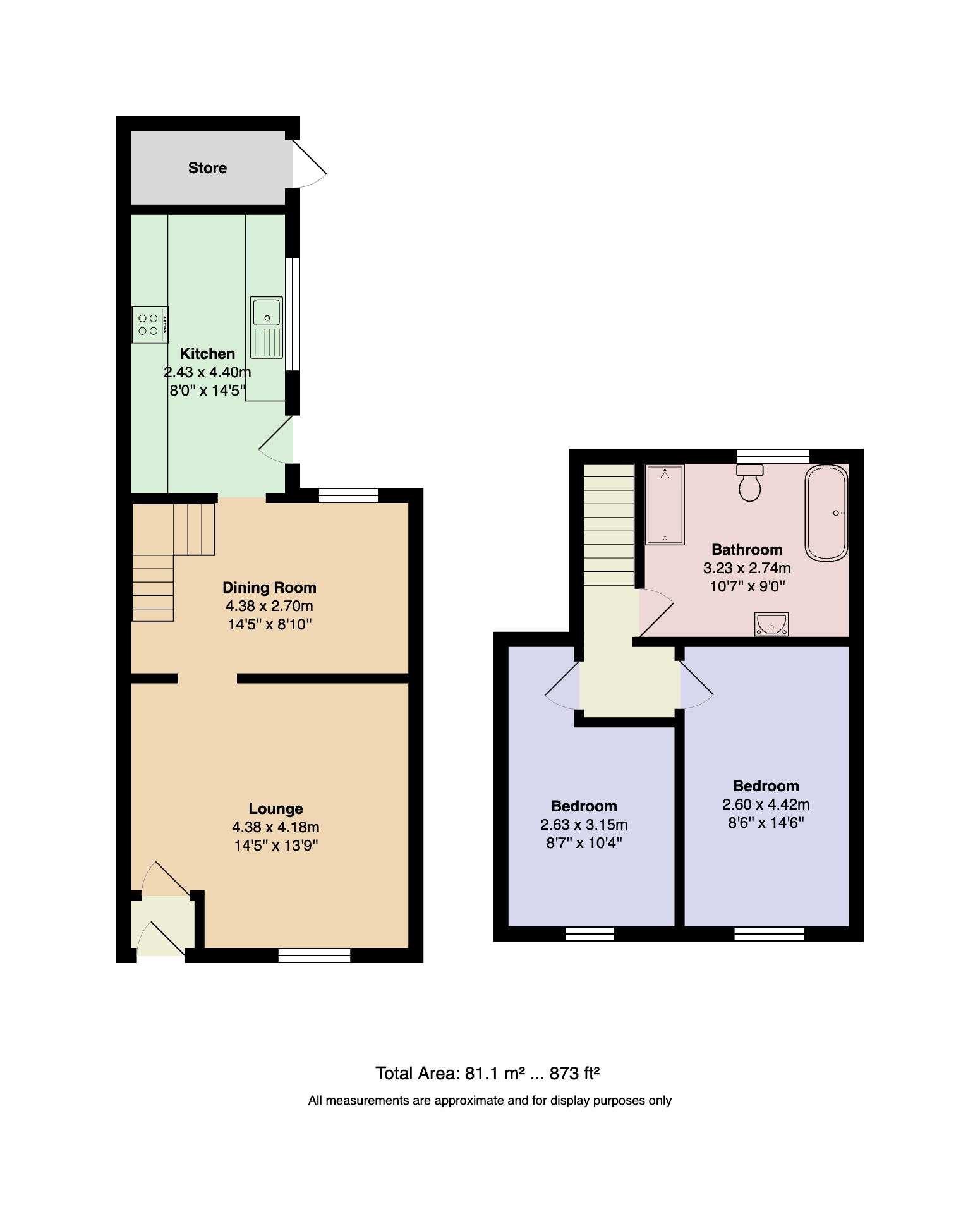 14, Langton Street, Preston floorplan