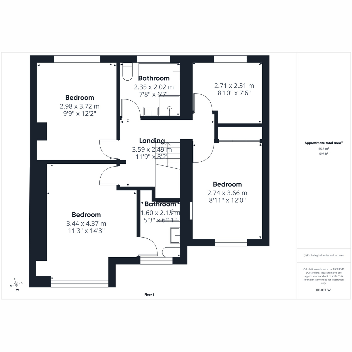 46, Emesgate Lane, Silverdale floorplan