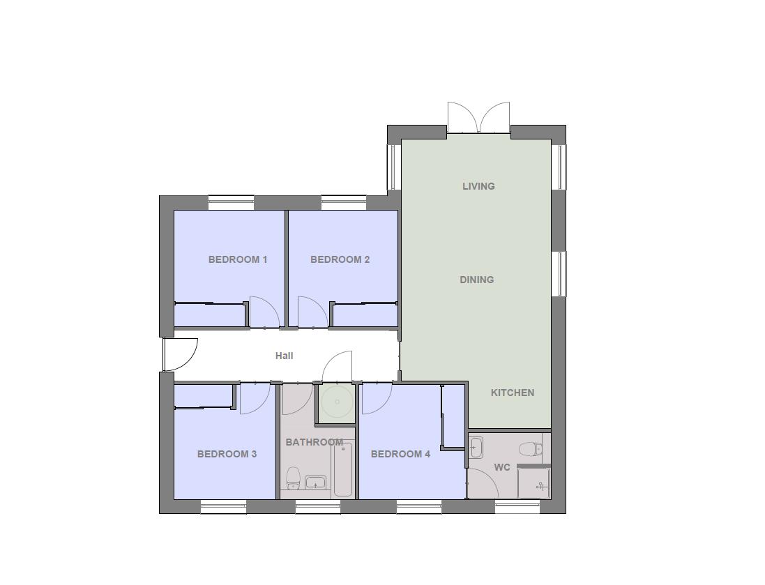 Plot 60, Dulicht Court, Grantown on Spey floorplan