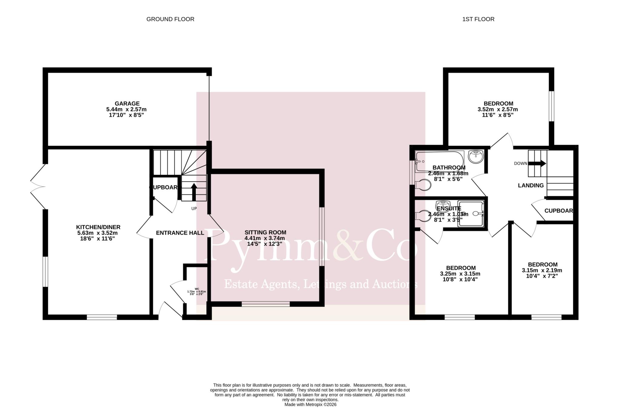 14, John Franklin Way, Norwich floorplan