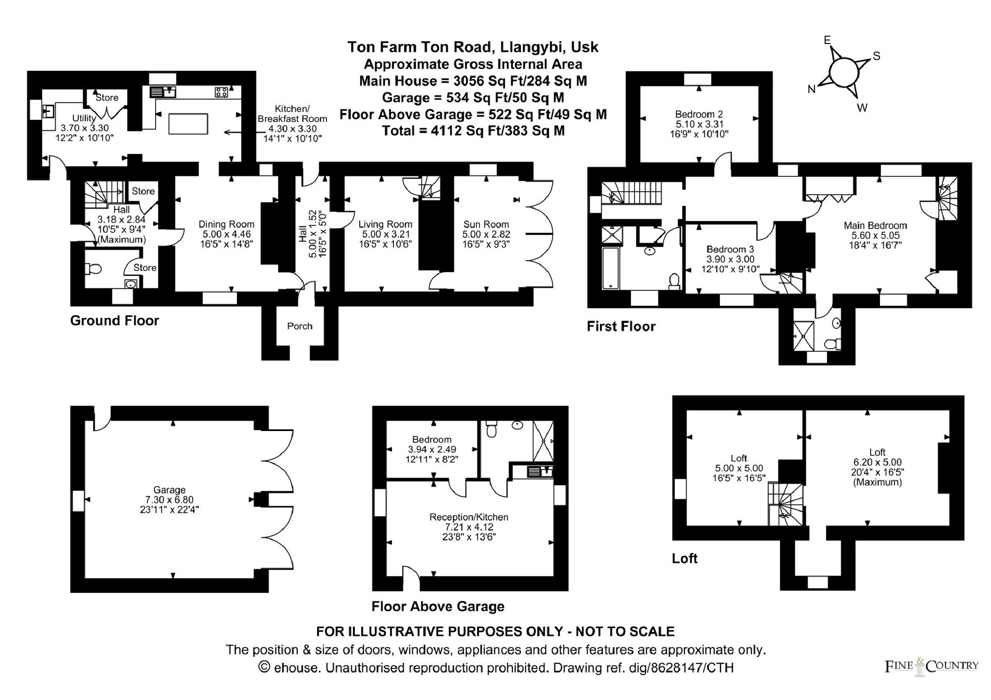 Ton Farm Ton Road, Usk floorplan