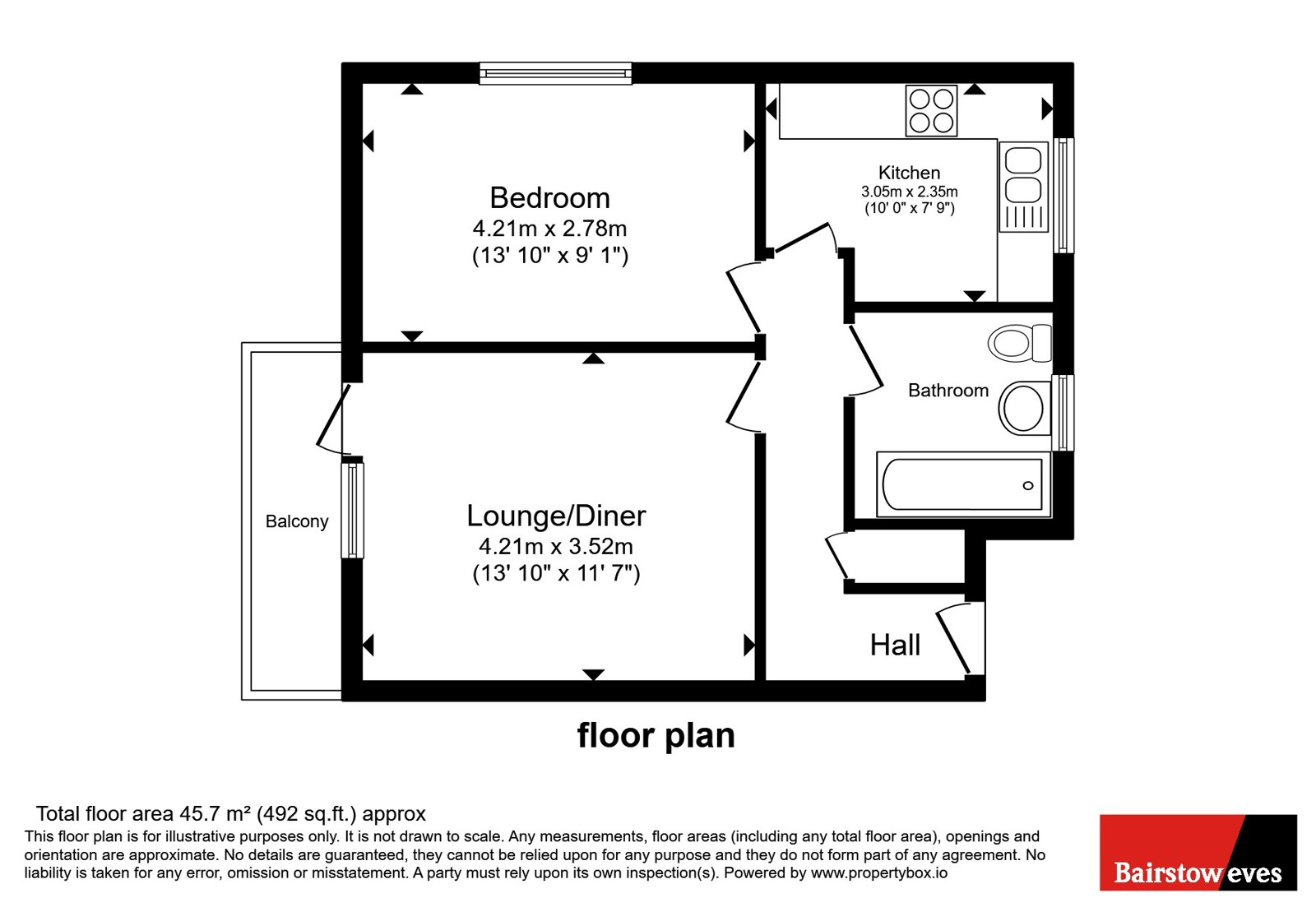 331, Lodge Lane, Croydon floorplan
