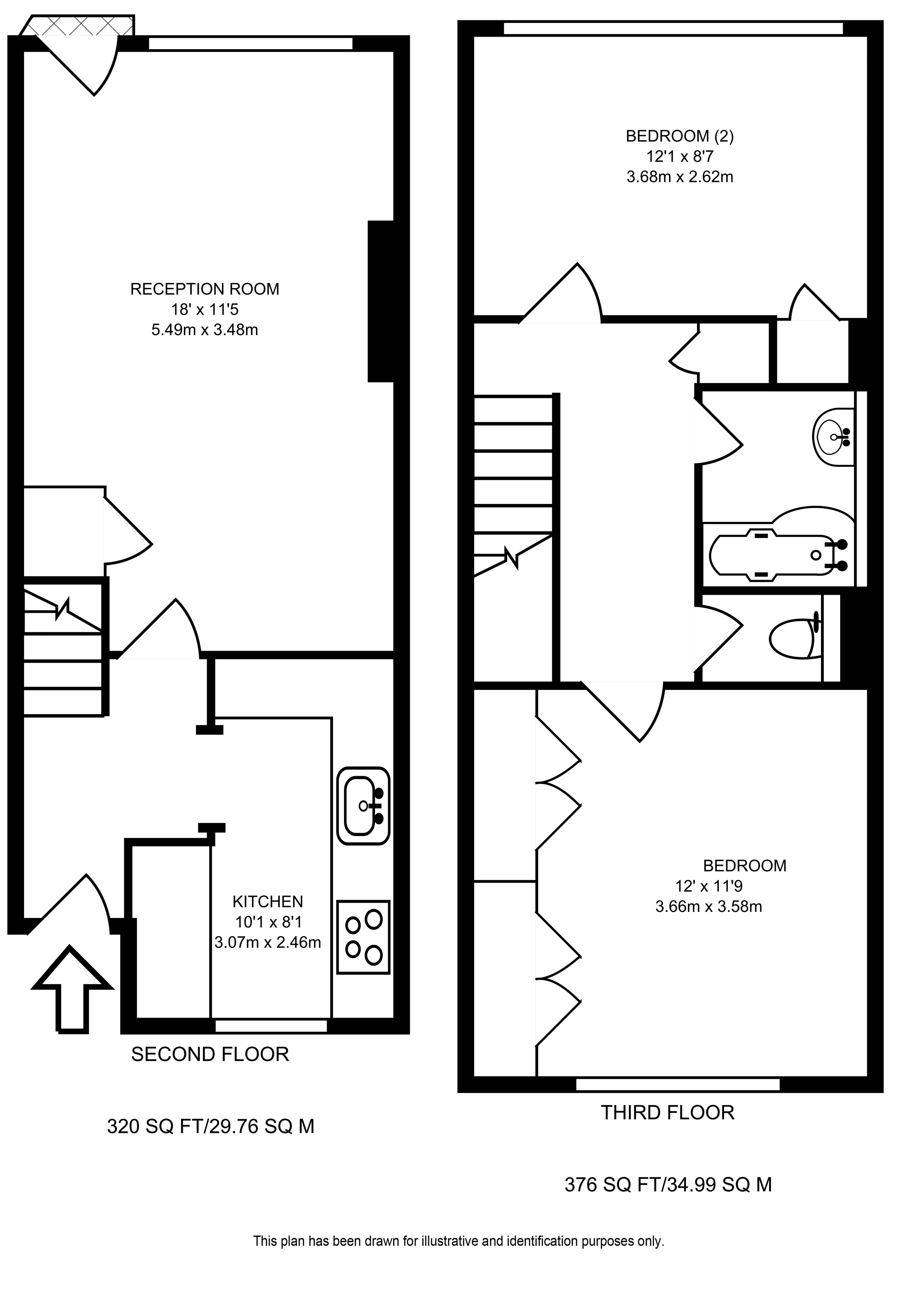 Floorplan - Representation Of Current Layout, Internal Floor Area Approx.