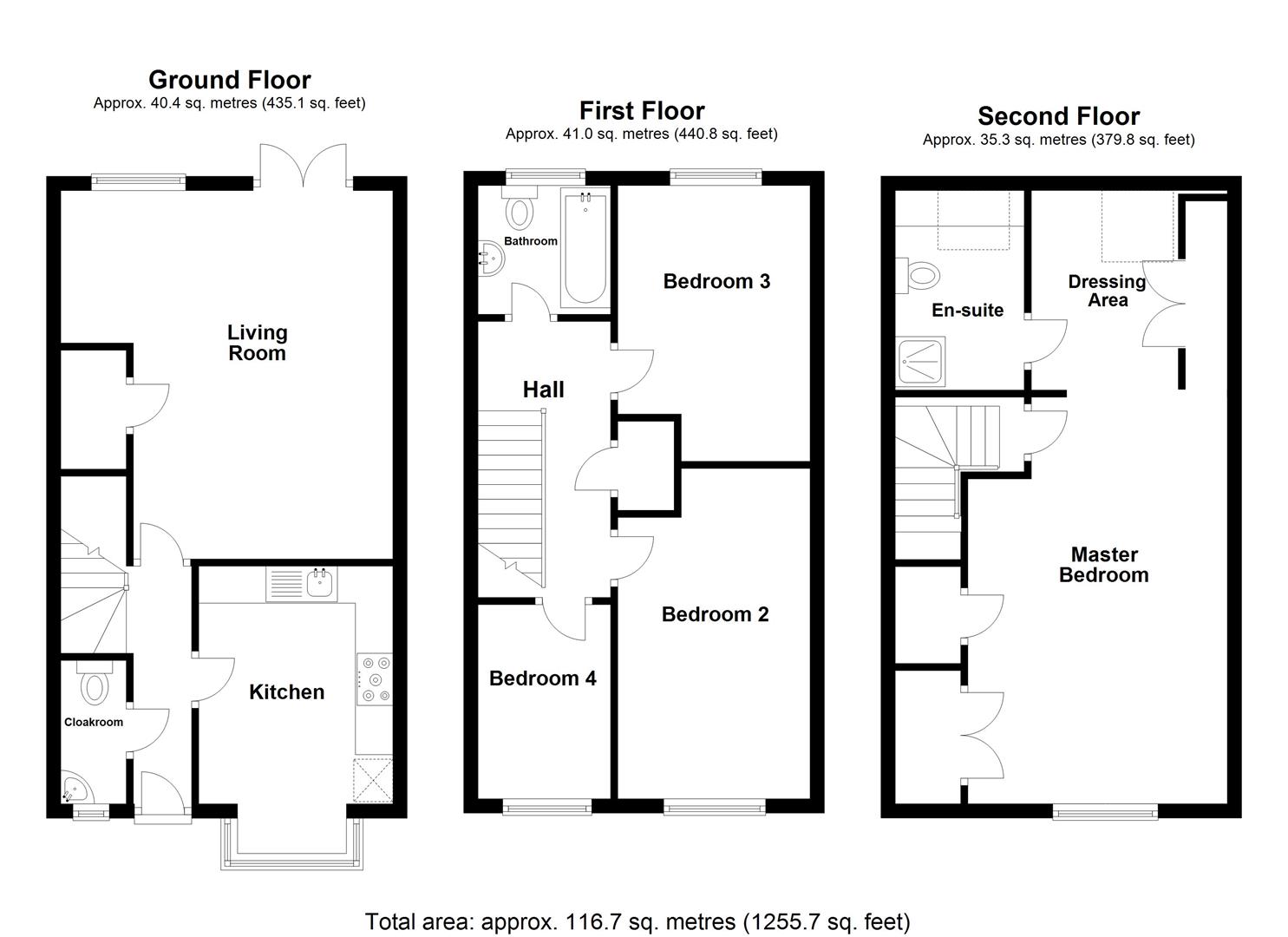 Matthau Lane, Oxley Park, Milton Keynes MK4, 4 bedroom town house for