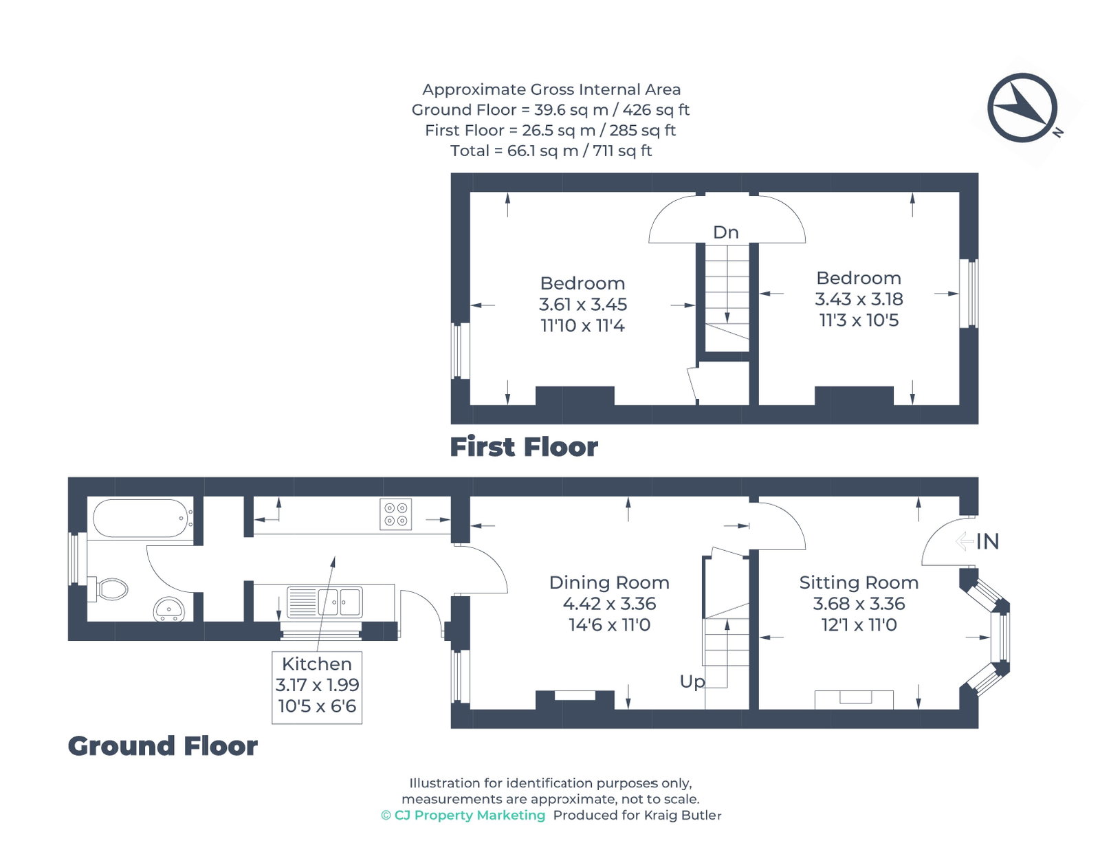 16, Springfield Road, Chesham floorplan